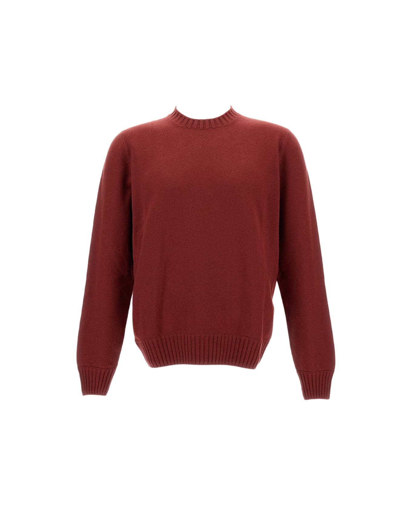 Gran Sasso Crew Neck Sweater - Red
