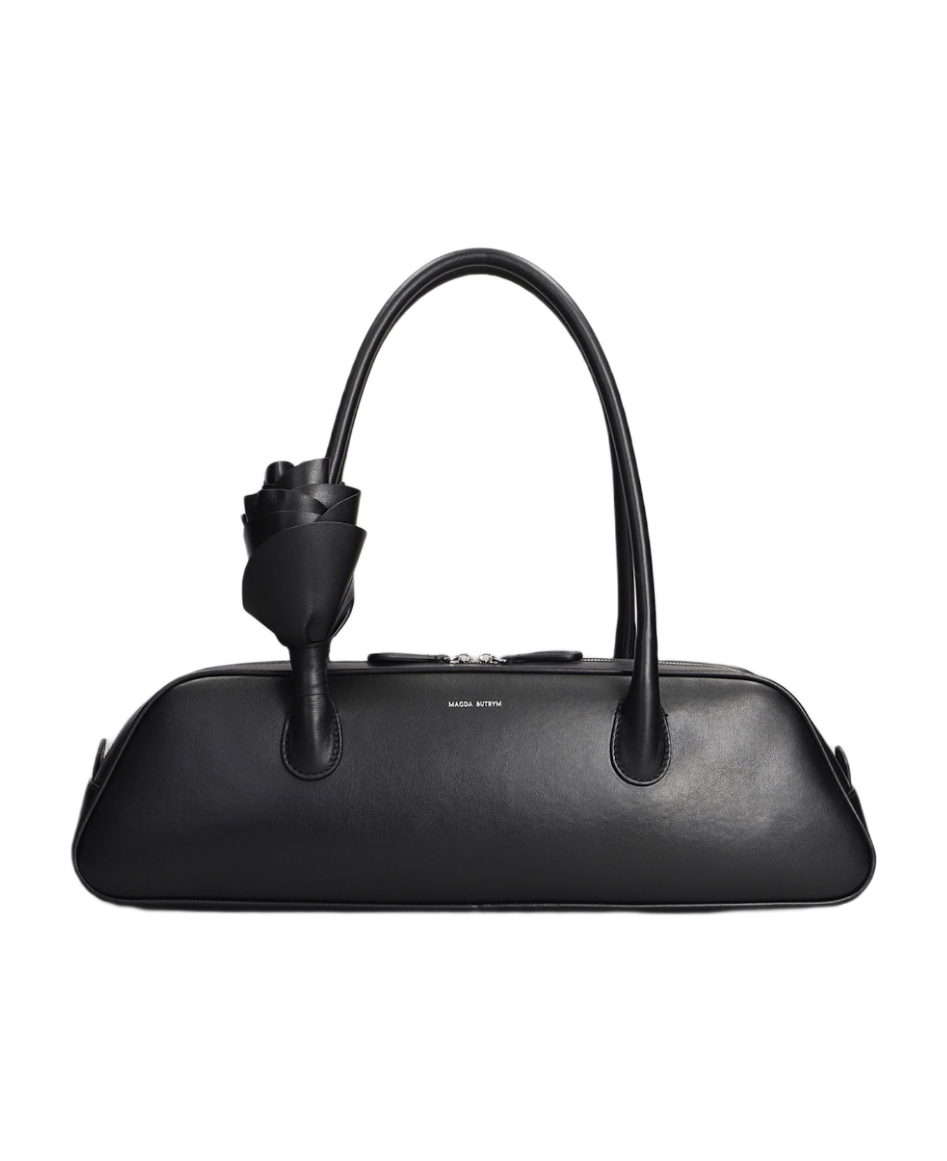 Magda Butrym Brigitte Hand Bag In Black Leather - black
