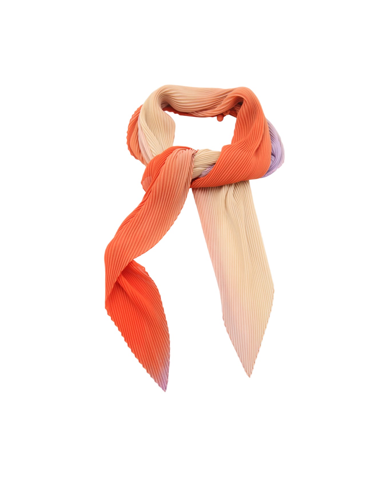 Issey Miyake Orange Scarves - Orange スカーフ＆ストール