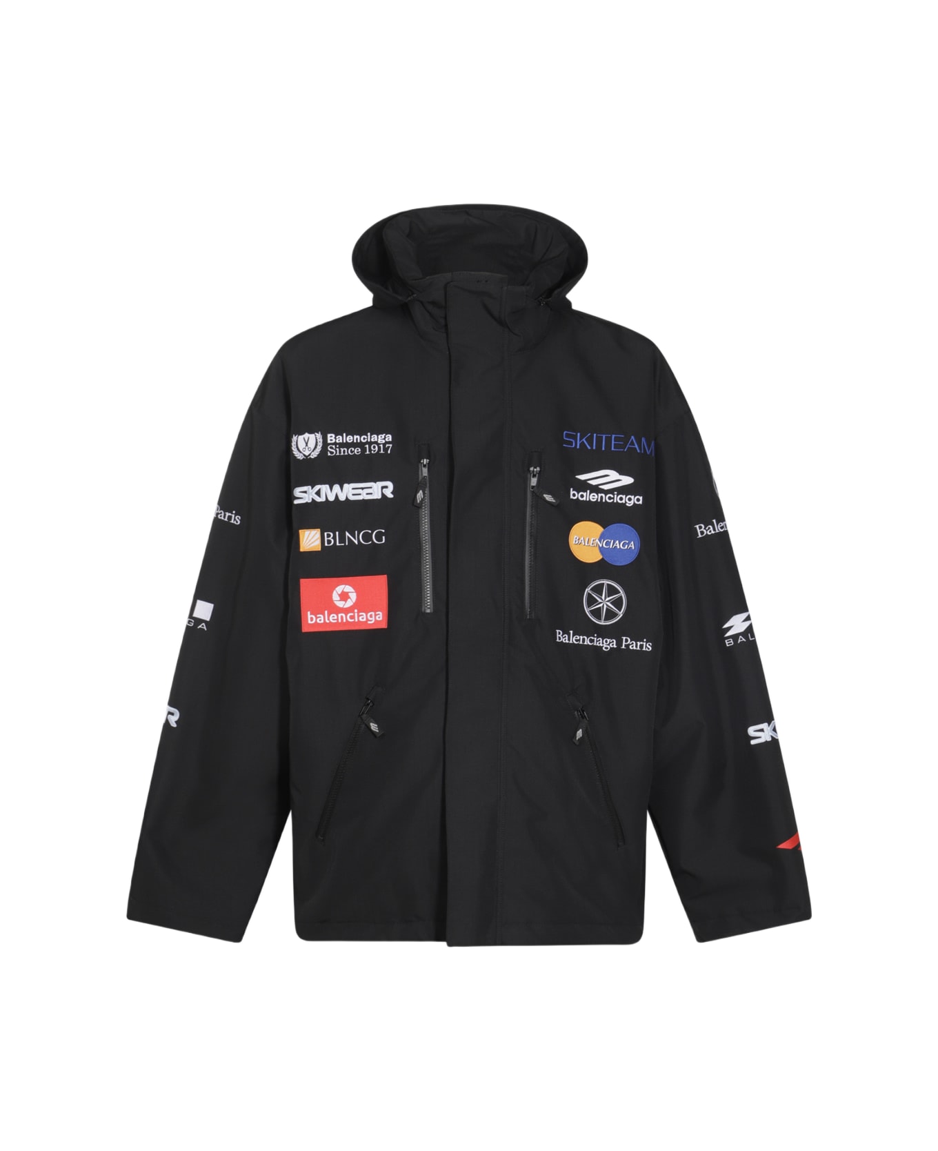 Balenciaga Black Down Jacket - Black
