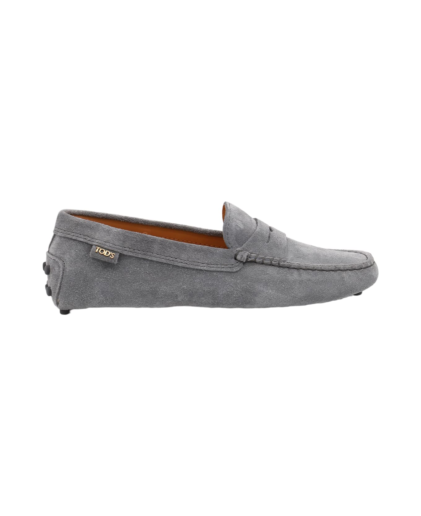 Tod
s Grey Loafers