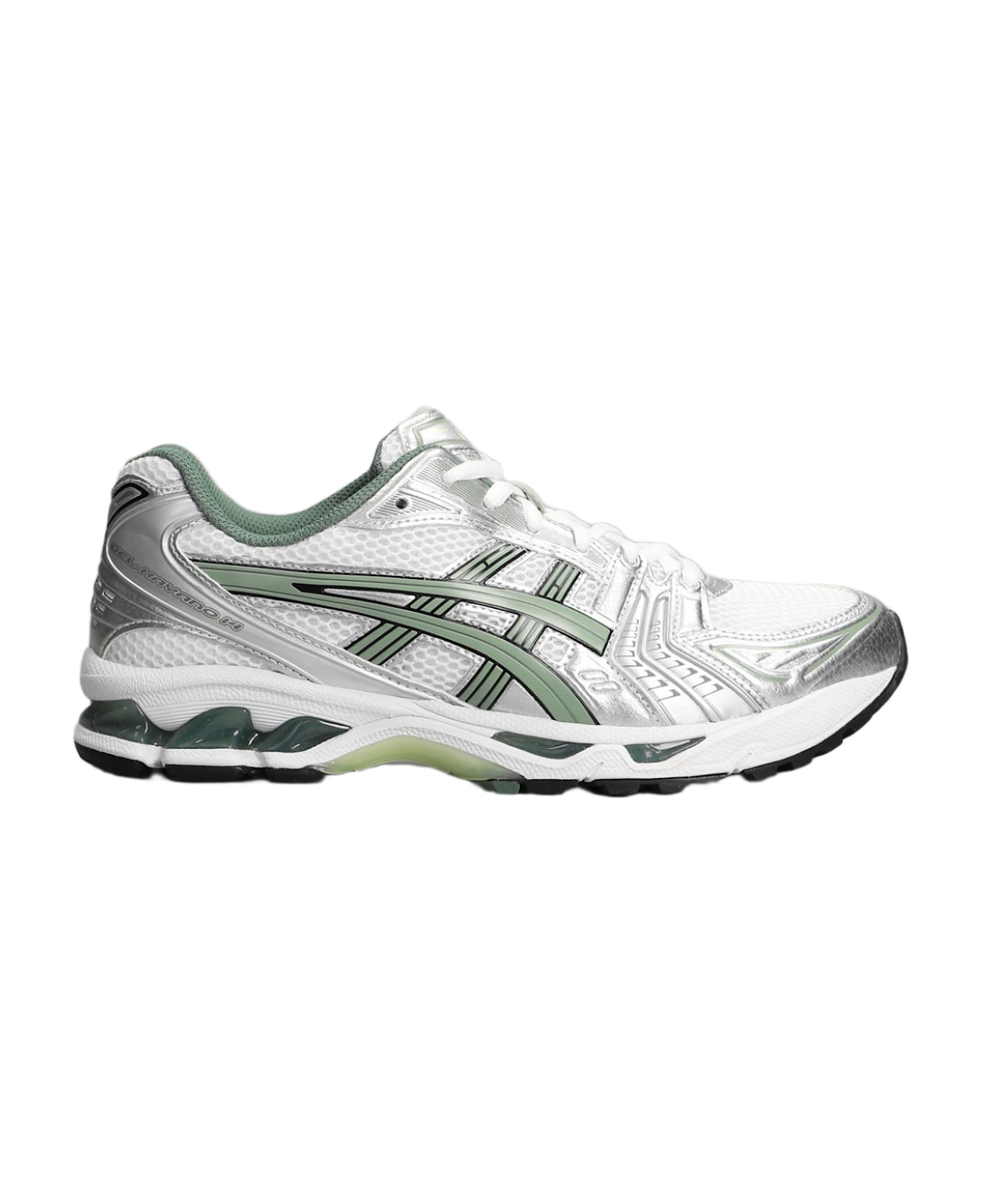 Asics Gel-kayano 14 Sneakers In White Synthetic Fibers - 107
