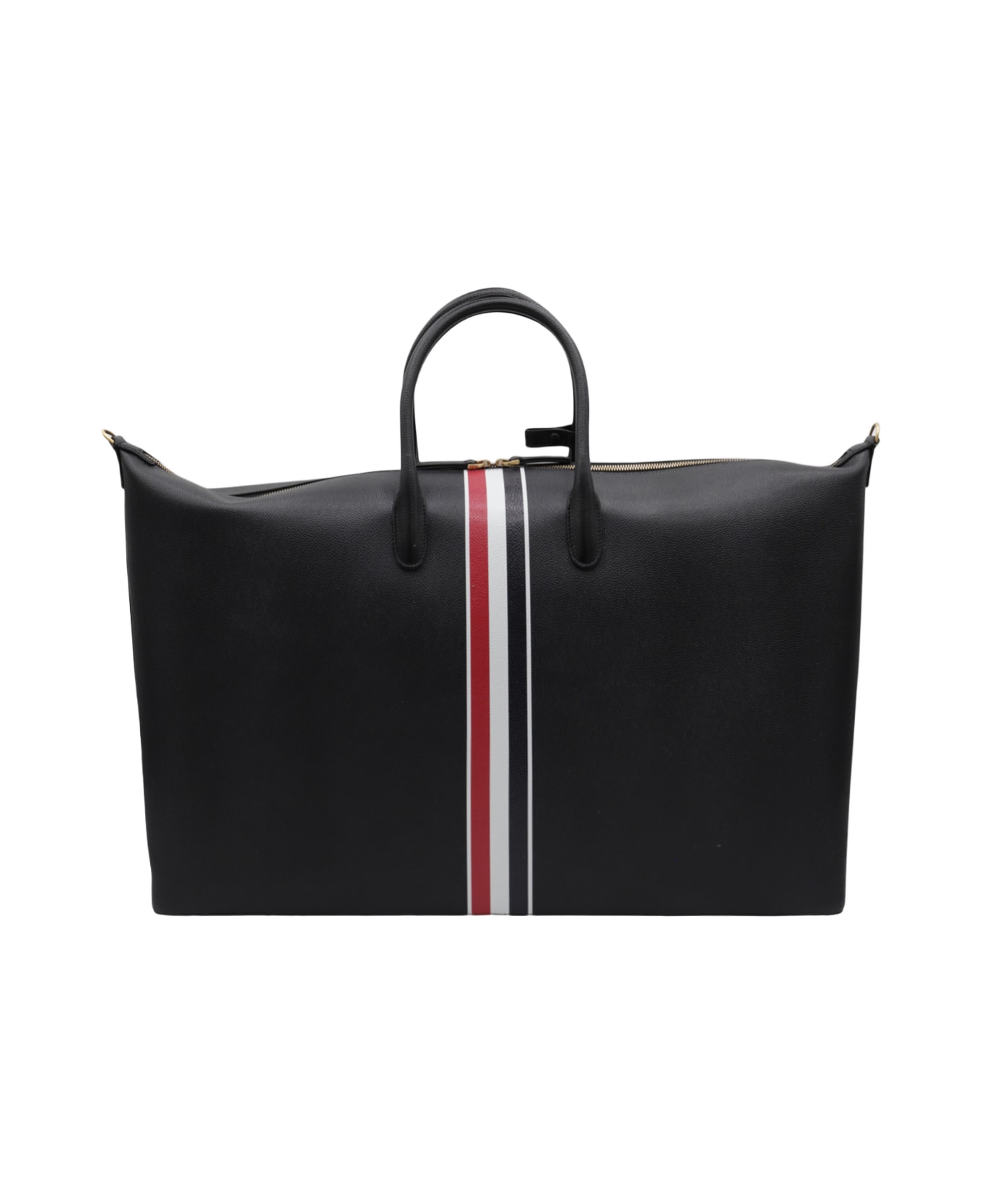 Thom Browne Black Top Handle Bag - Black