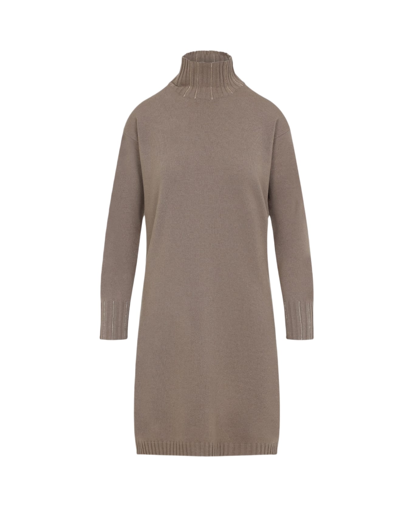 Fabiana Filippi Knit Midi Dress - Corteccia