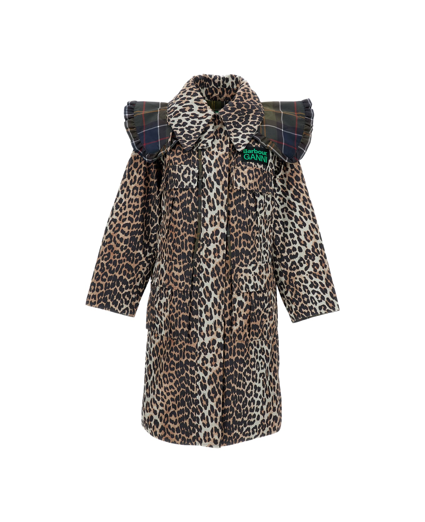 Barbour X Ganni Leo Print Parka - MultiColour