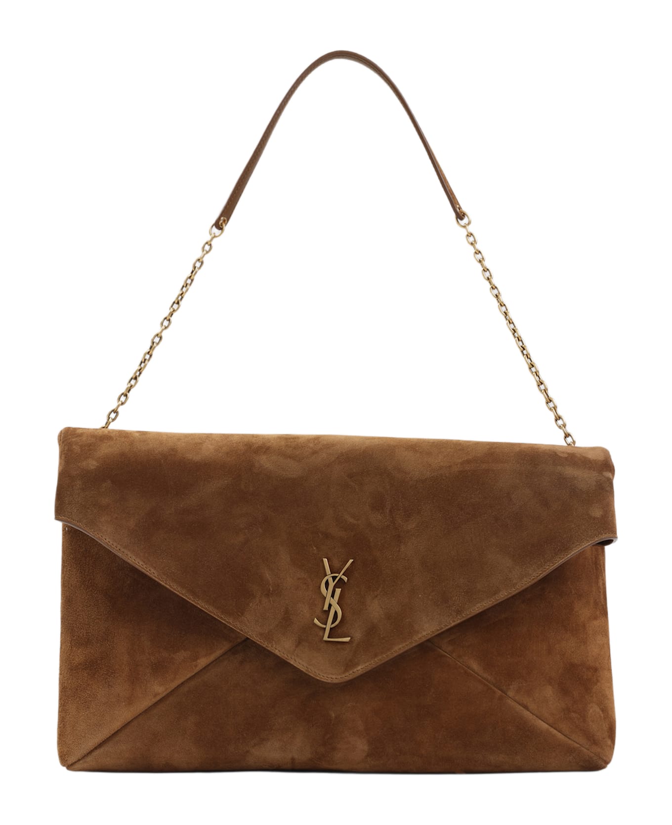 Saint Laurent Envelope Shoulder Bag - Orange Caramel