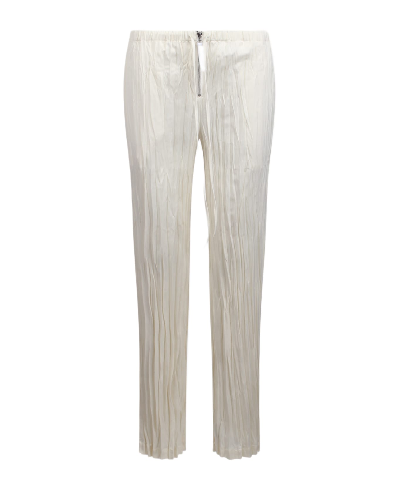 Helmut Lang Trousers With Wrinkled Effect