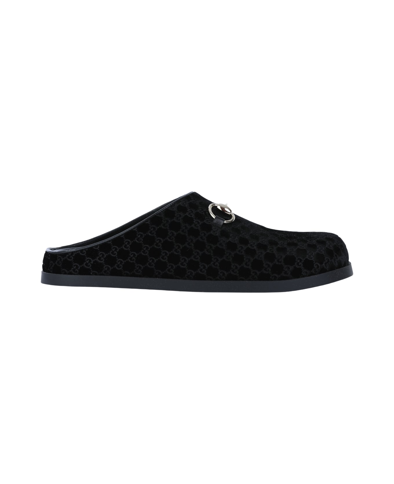 Gucci Black Flats - Black