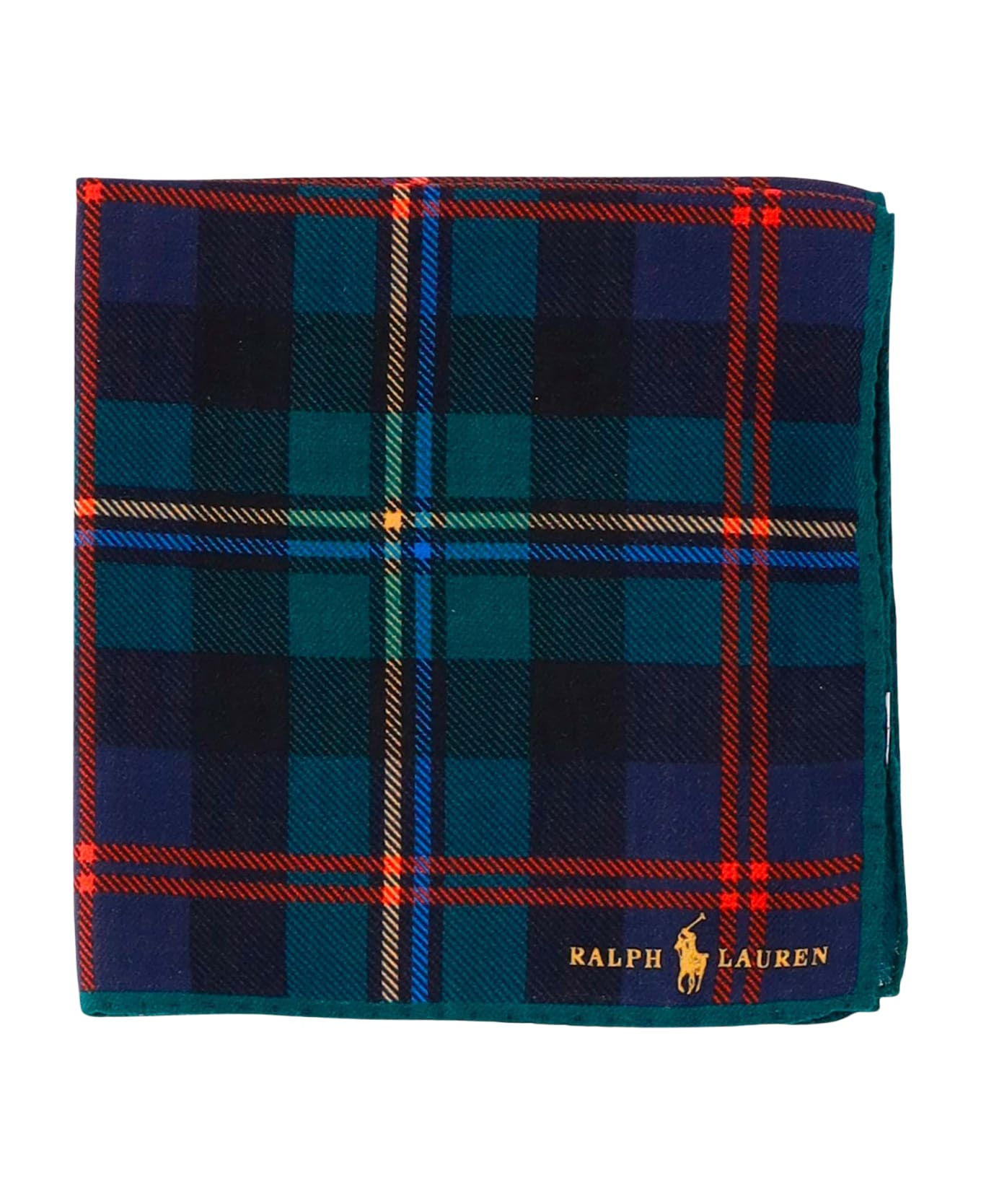 Ralph Lauren Wool And Silk Pocket Handkerchief - Red