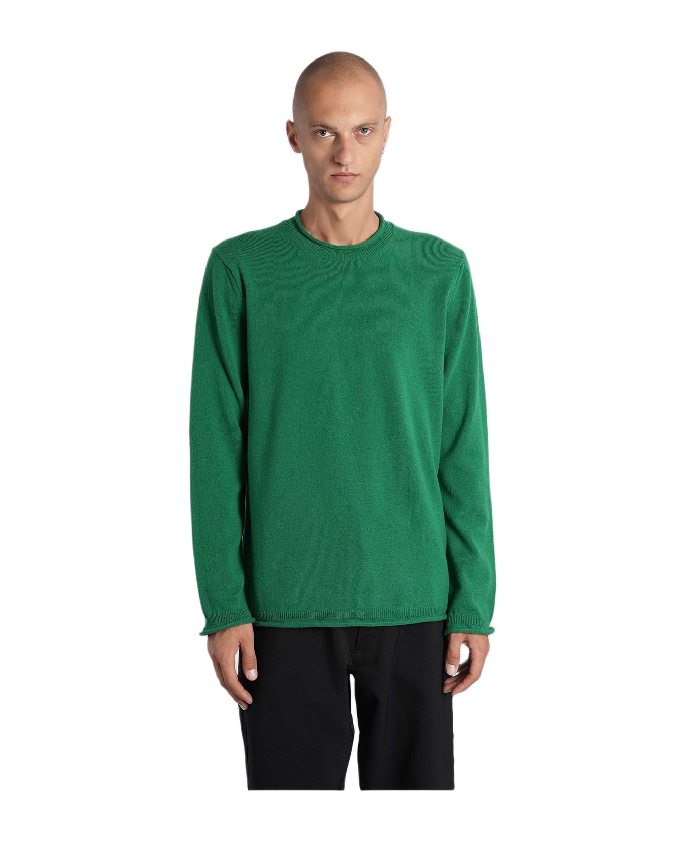 Comme des Garçons Knitwear In Green Wool - Arancione