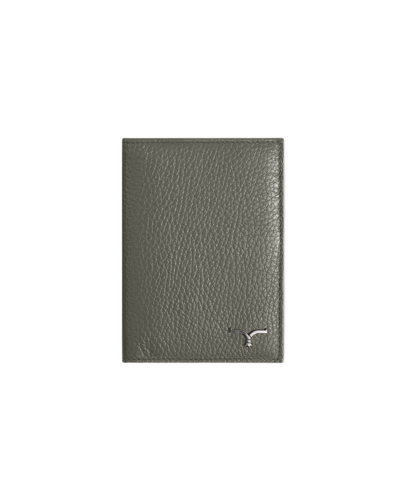 Larusmiani Passport Cover Fiumicino Accessory - Mud
