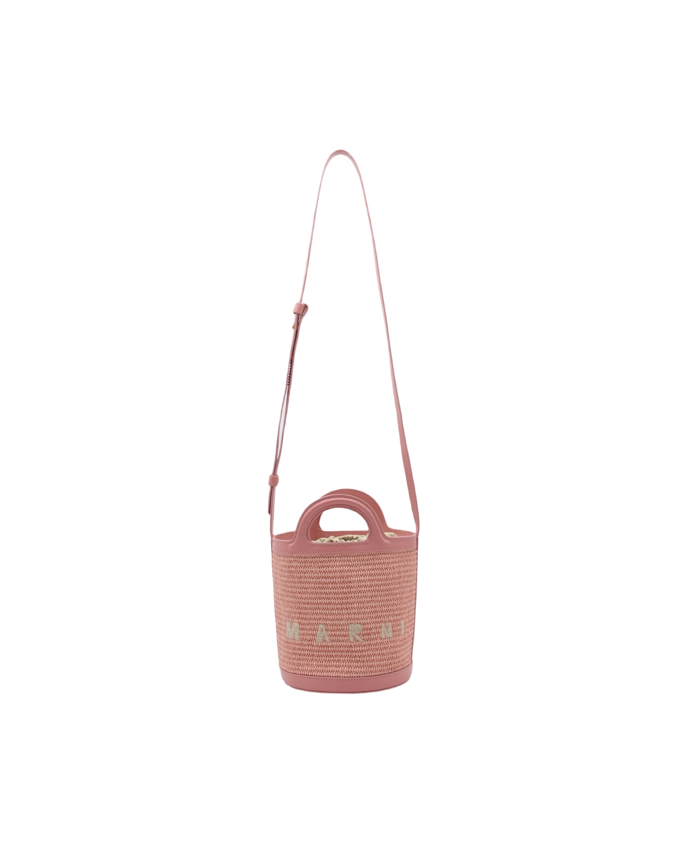 Marni Light Pink Tropicalia Mini Bucket Bag - LIGHT PINK トートバッグ