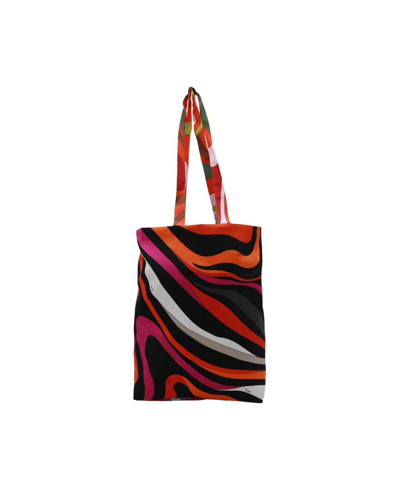 Pucci Multicolor Silk Tote Bag - MultiColour