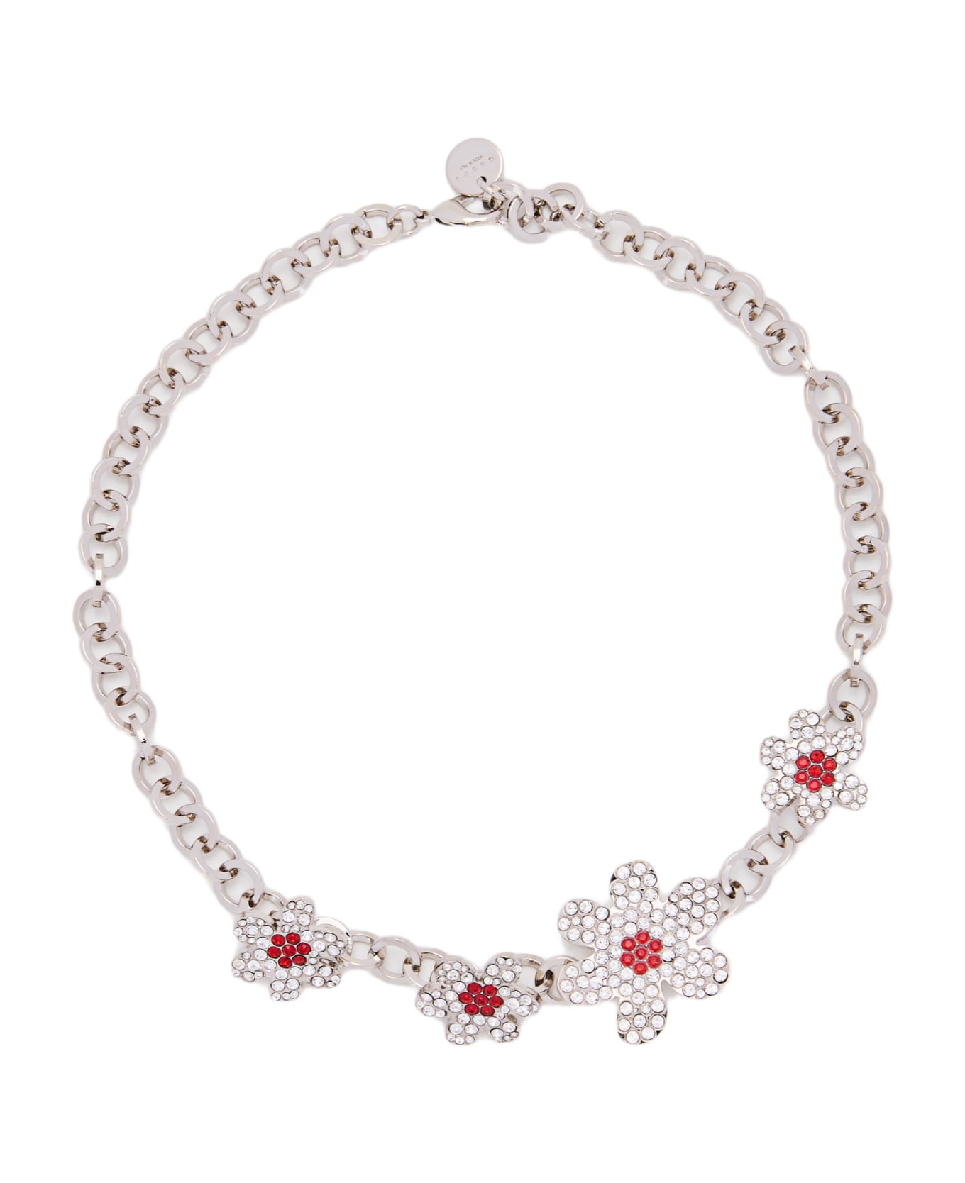 Marni Flower Necklace - Silver