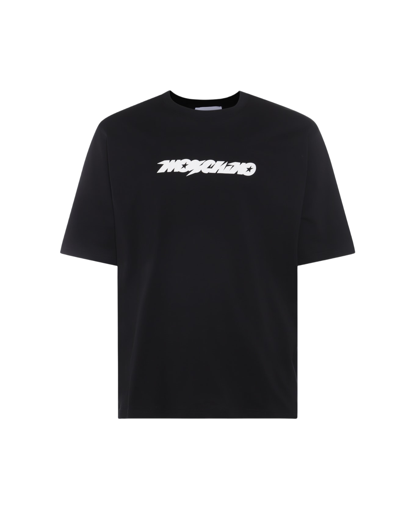 Moschino Black Cotton T-shirt - Black シャツ
