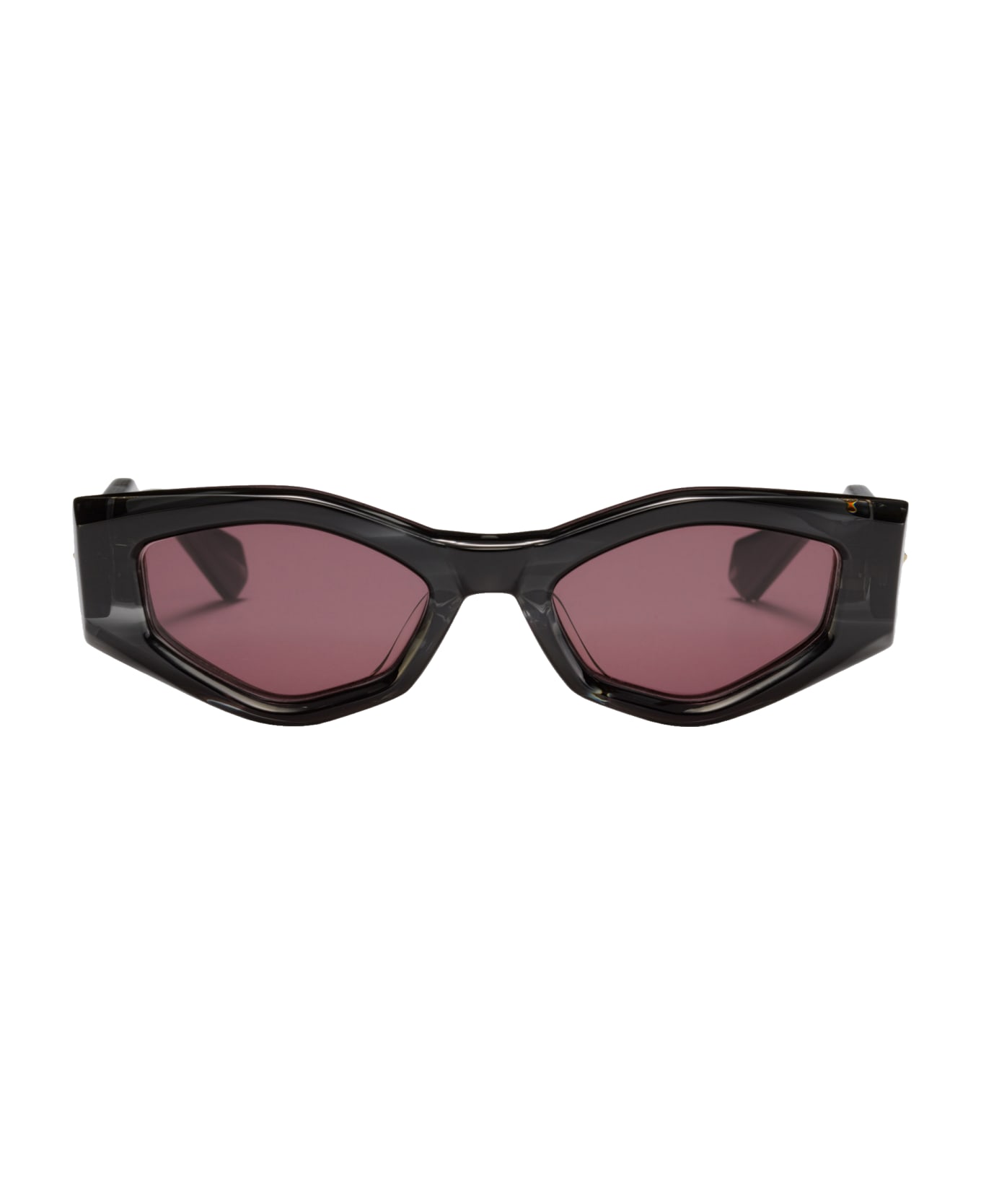 Valentino Eyewear Tre - Black / Gold Sunglasses - Black/gold