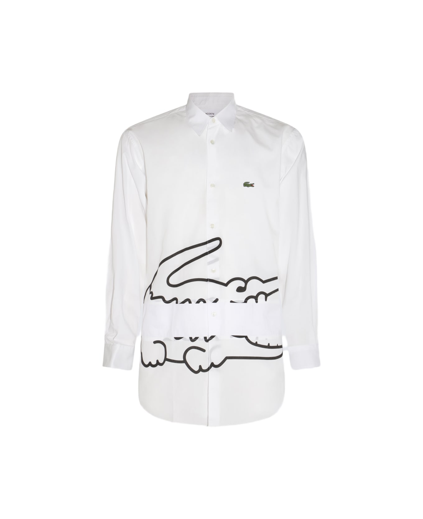 Comme des Garçons White Cotton Shirt - White シャツ