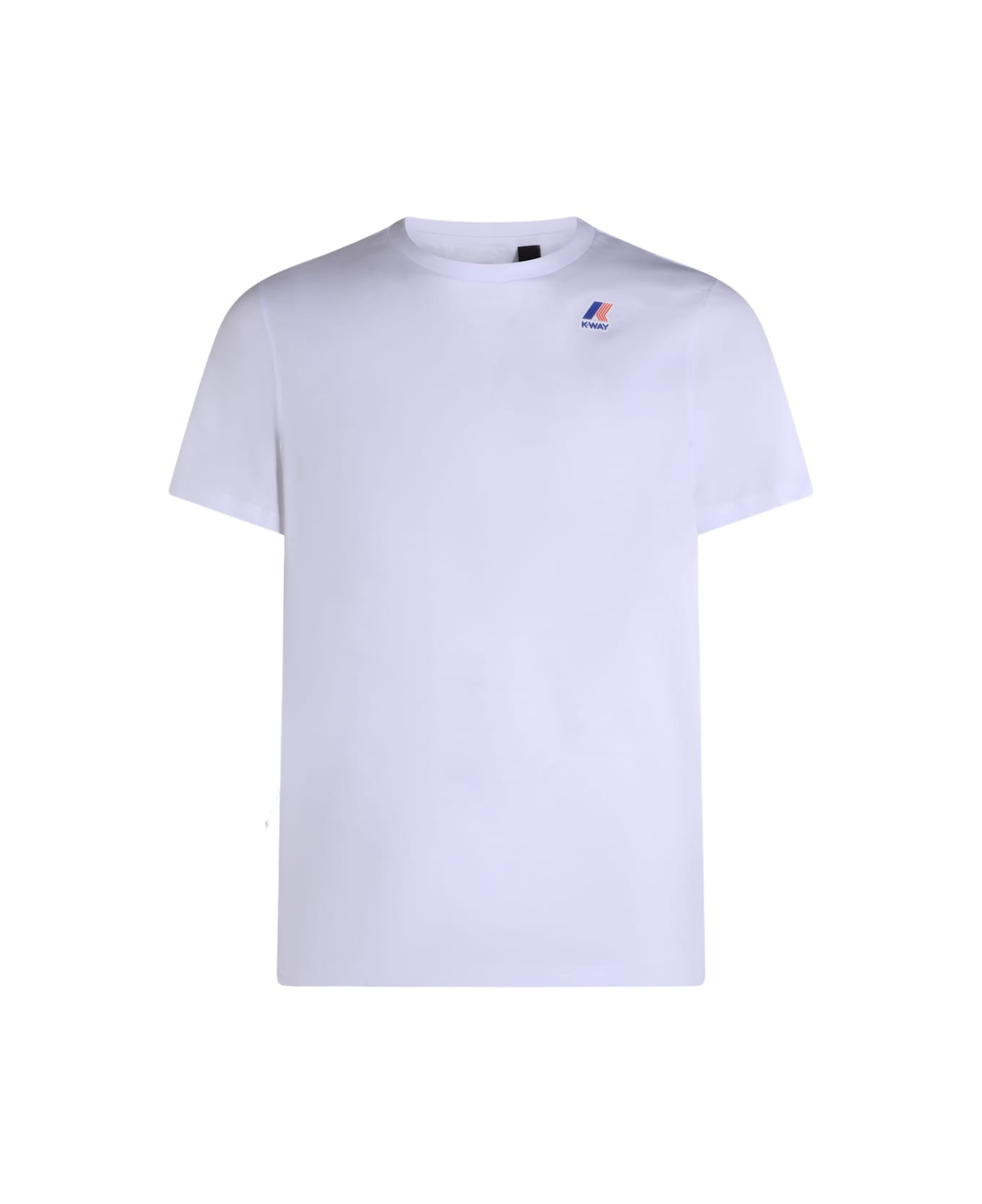K-Way White Cotton T-shirt - White