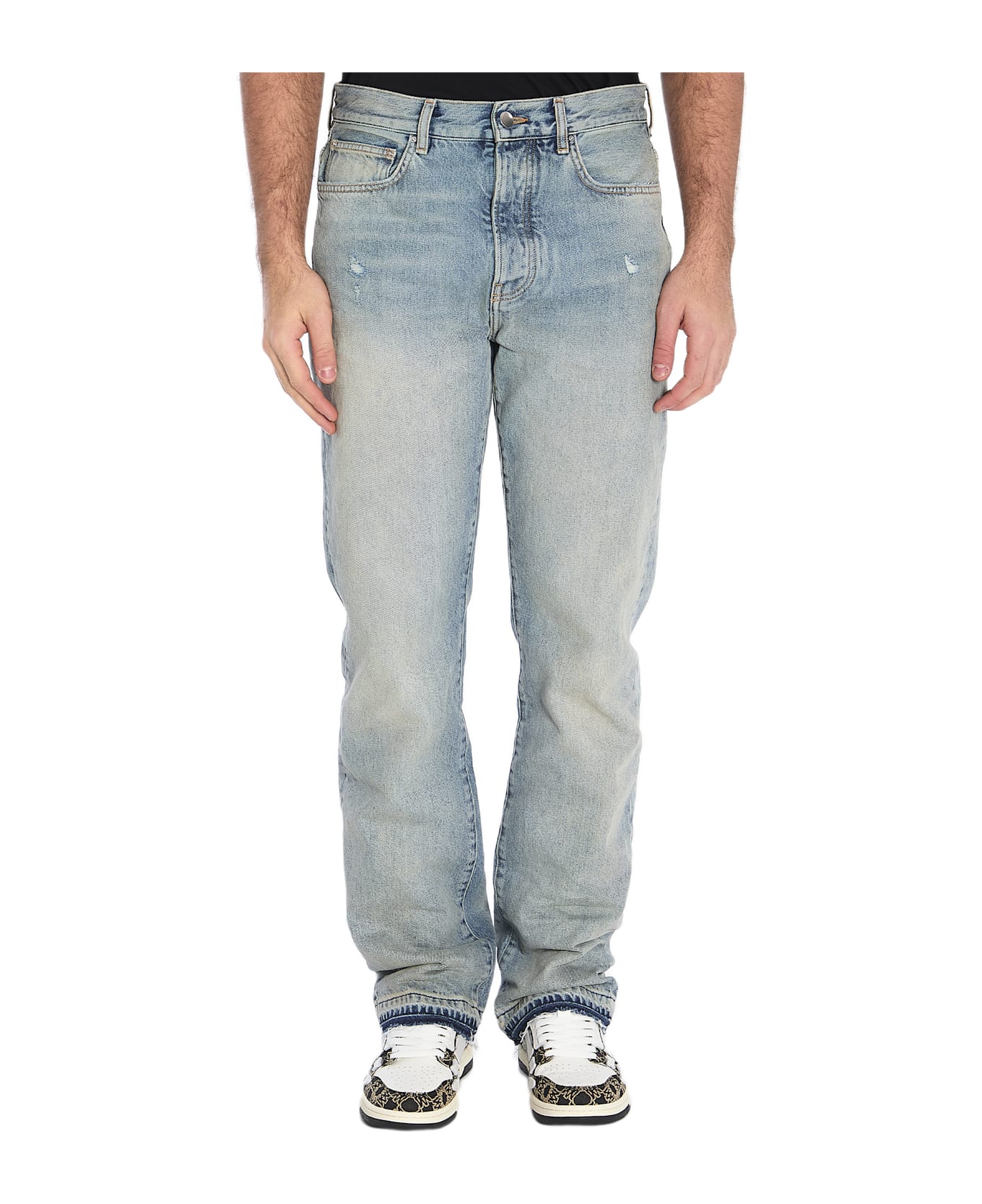 AMIRI Released Hem Jeans - PURPLE