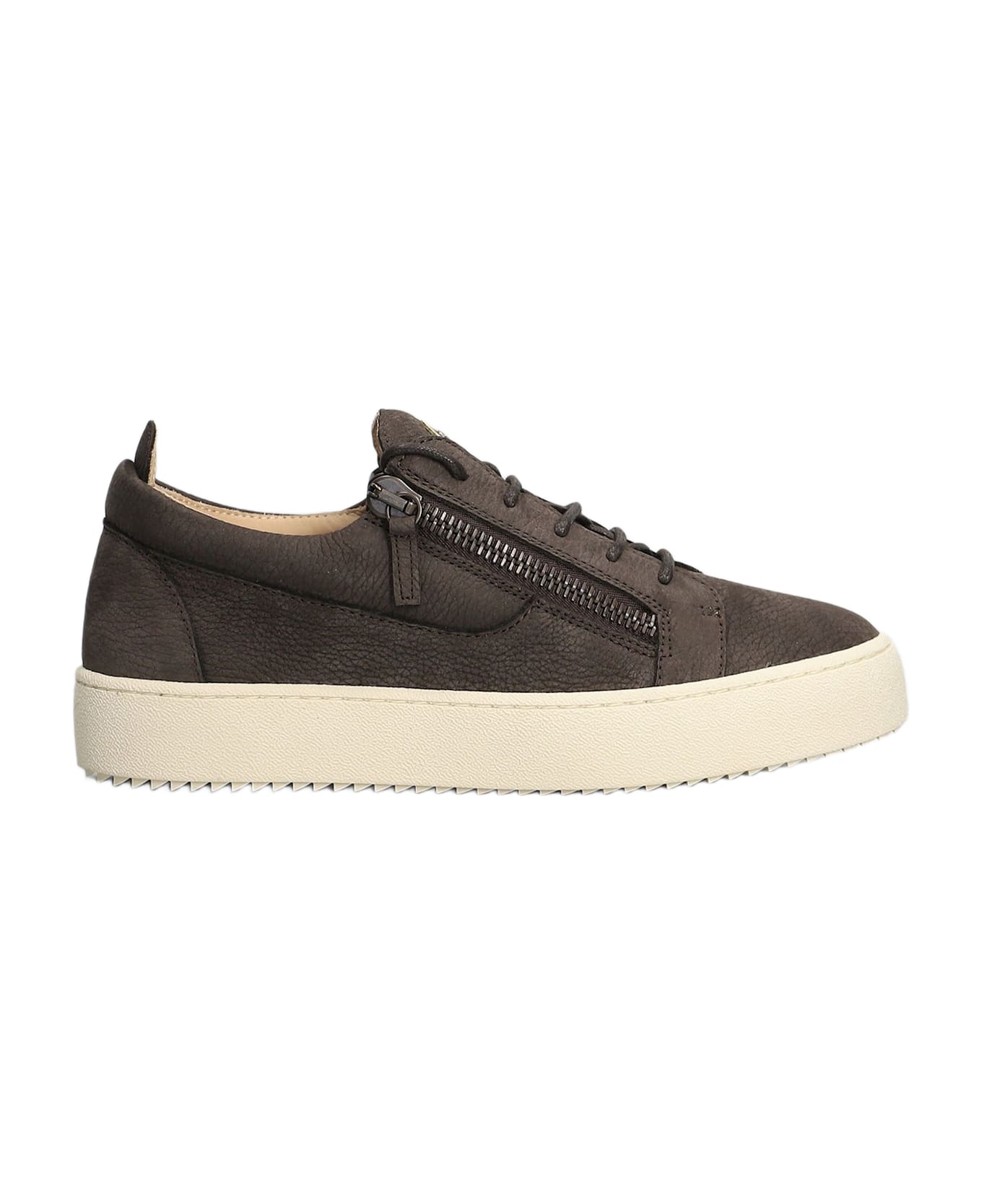 Giuseppe Zanotti Gz94 Sneakers In Brown Suede - brown