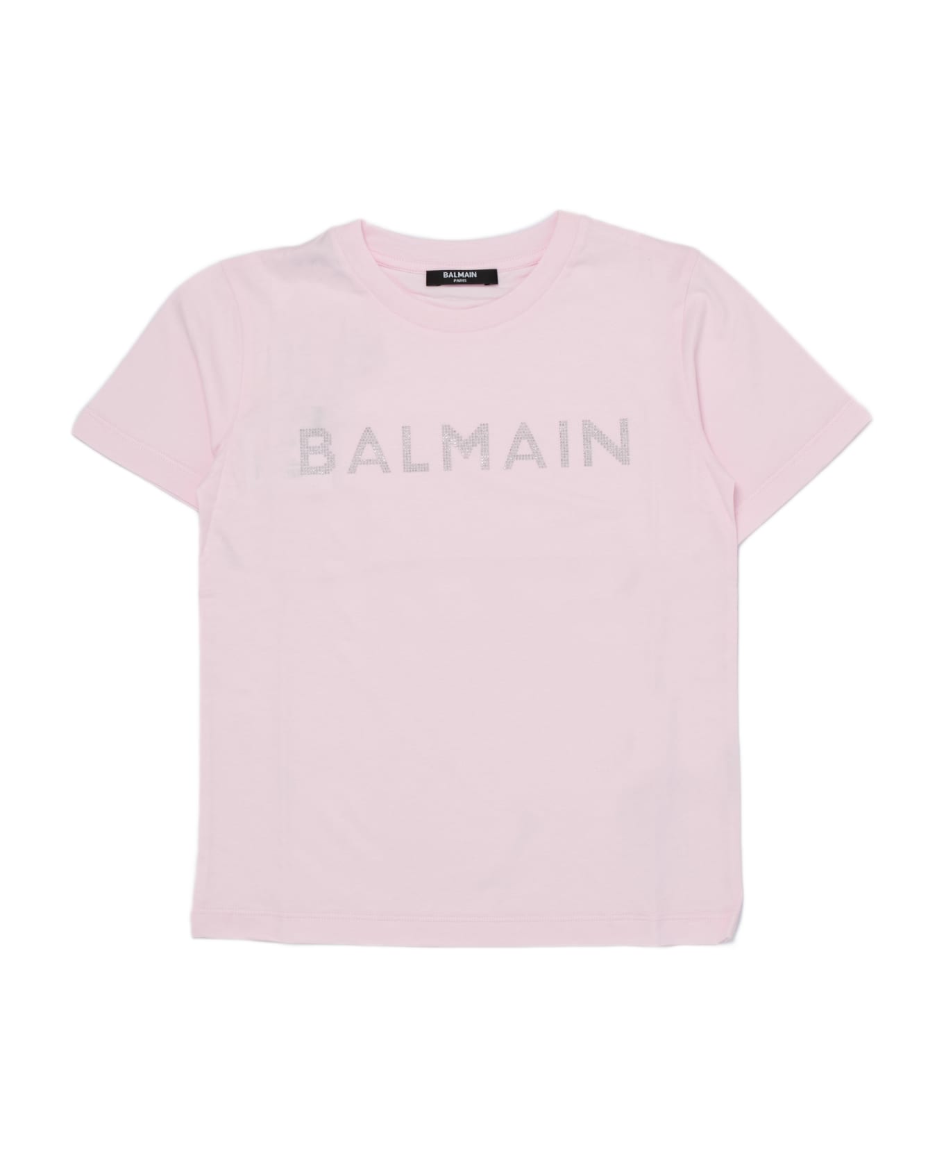 Balmain T-shirt T-shirt - ROSA-ARGENTO Tシャツ＆ポロシャツ