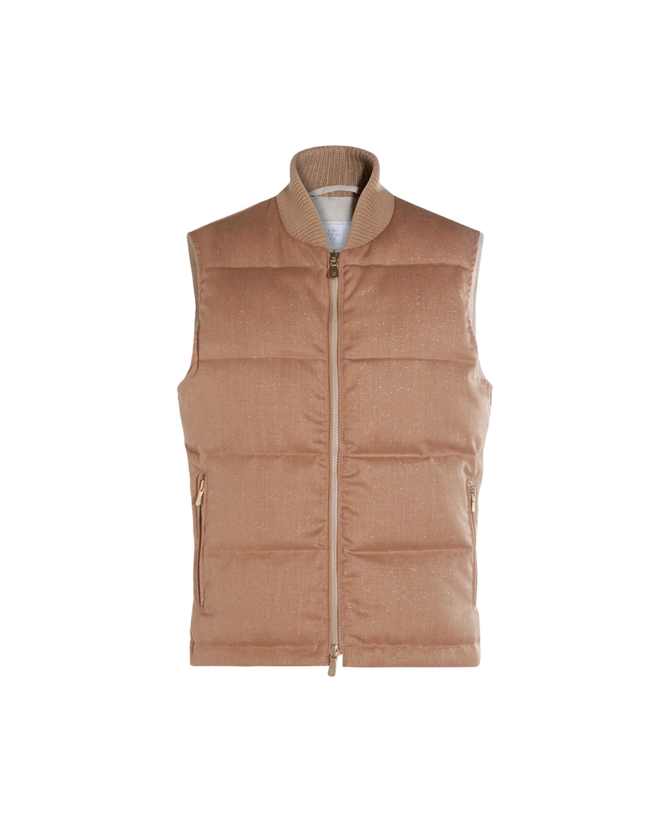 Eleventy Sand Wool Down Jacket - Sand