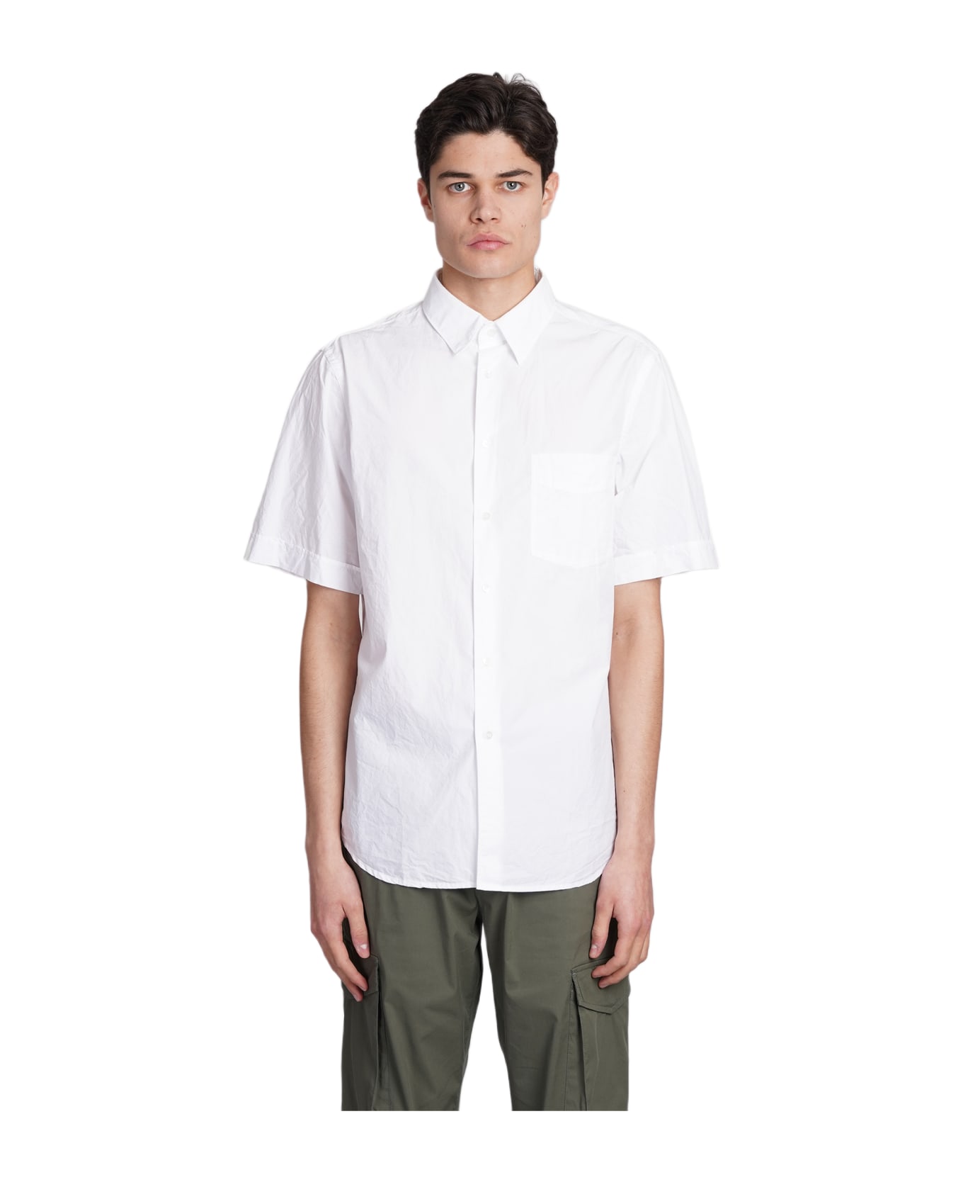 Aspesi Camicia Comme Mc Shirt In White Cotton - white シャツ