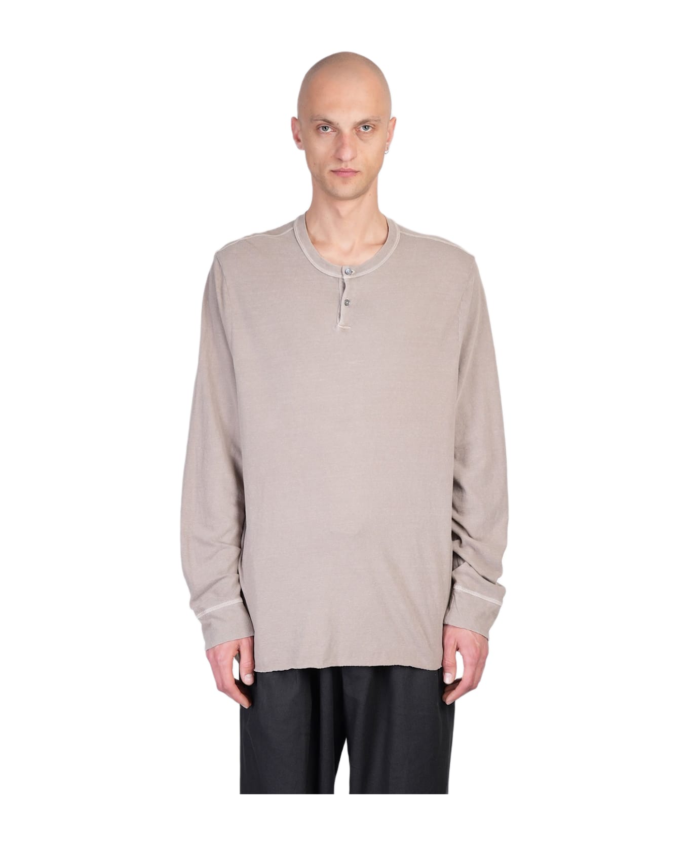 James Perse Polo In Green Cotton - green