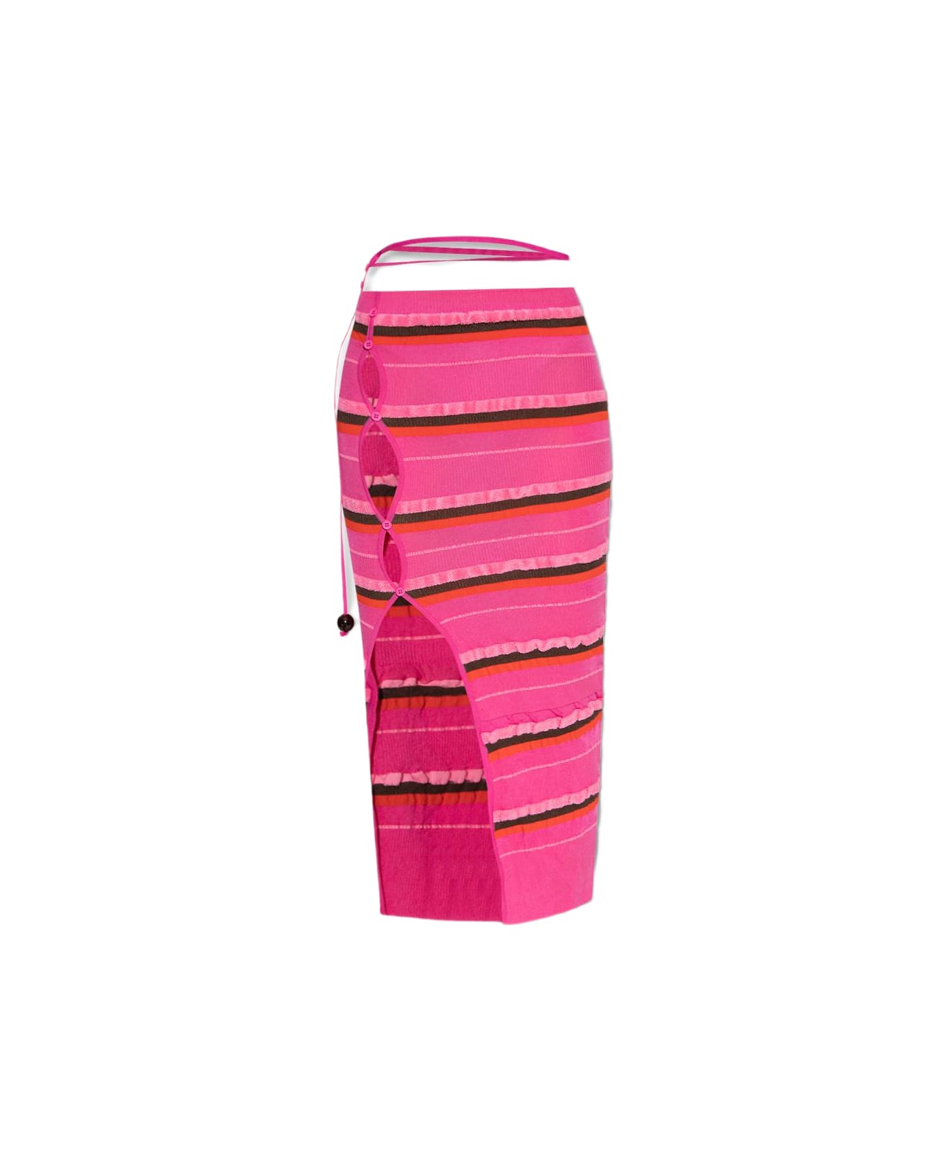 Jacquemus Concha Pencil Skirt - Pink/ multicolor