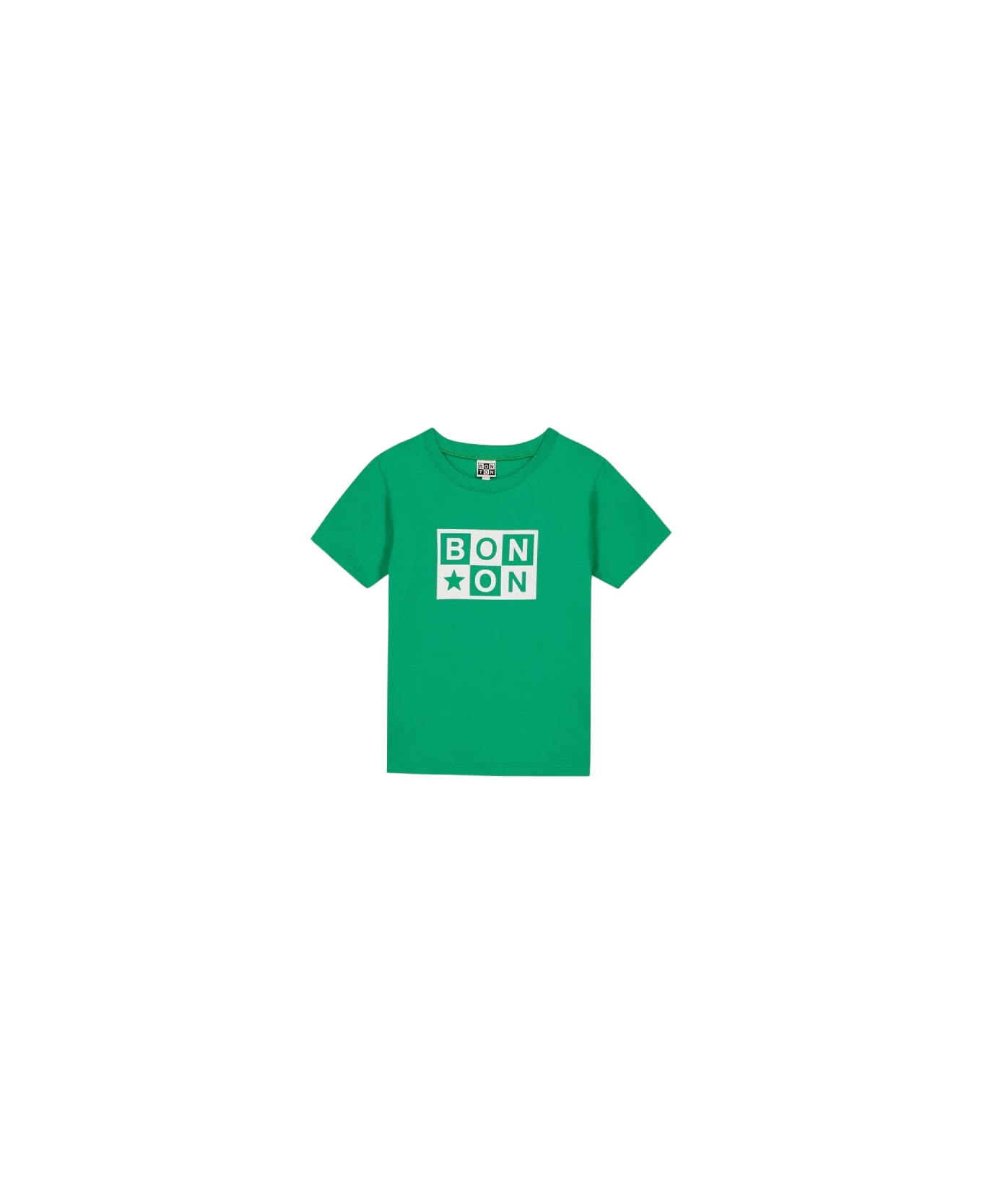 Bonton T-shirt Con Stampa - Green