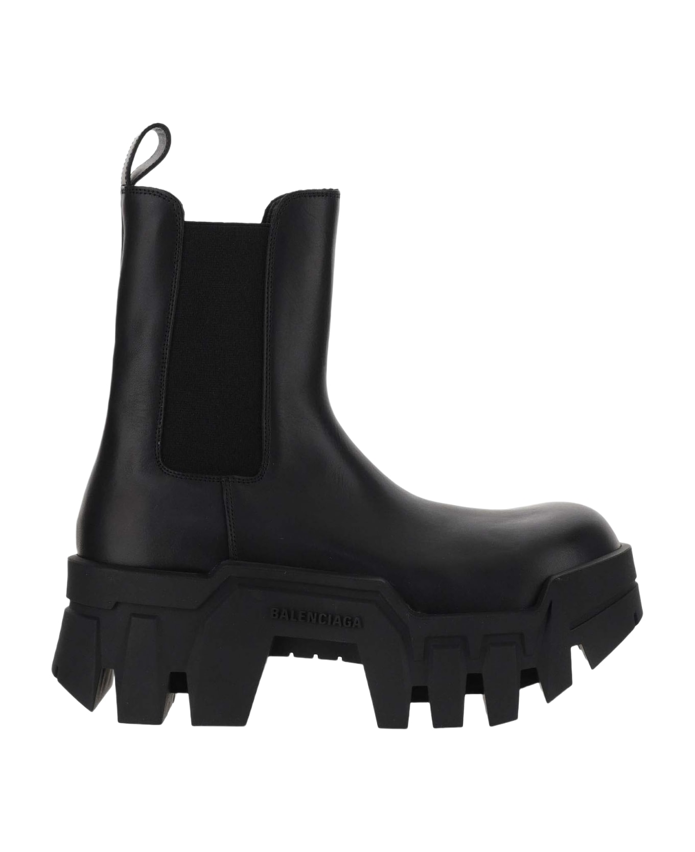 Balenciaga Bulldozer Leather Chelsea Boots - Black ブーツ