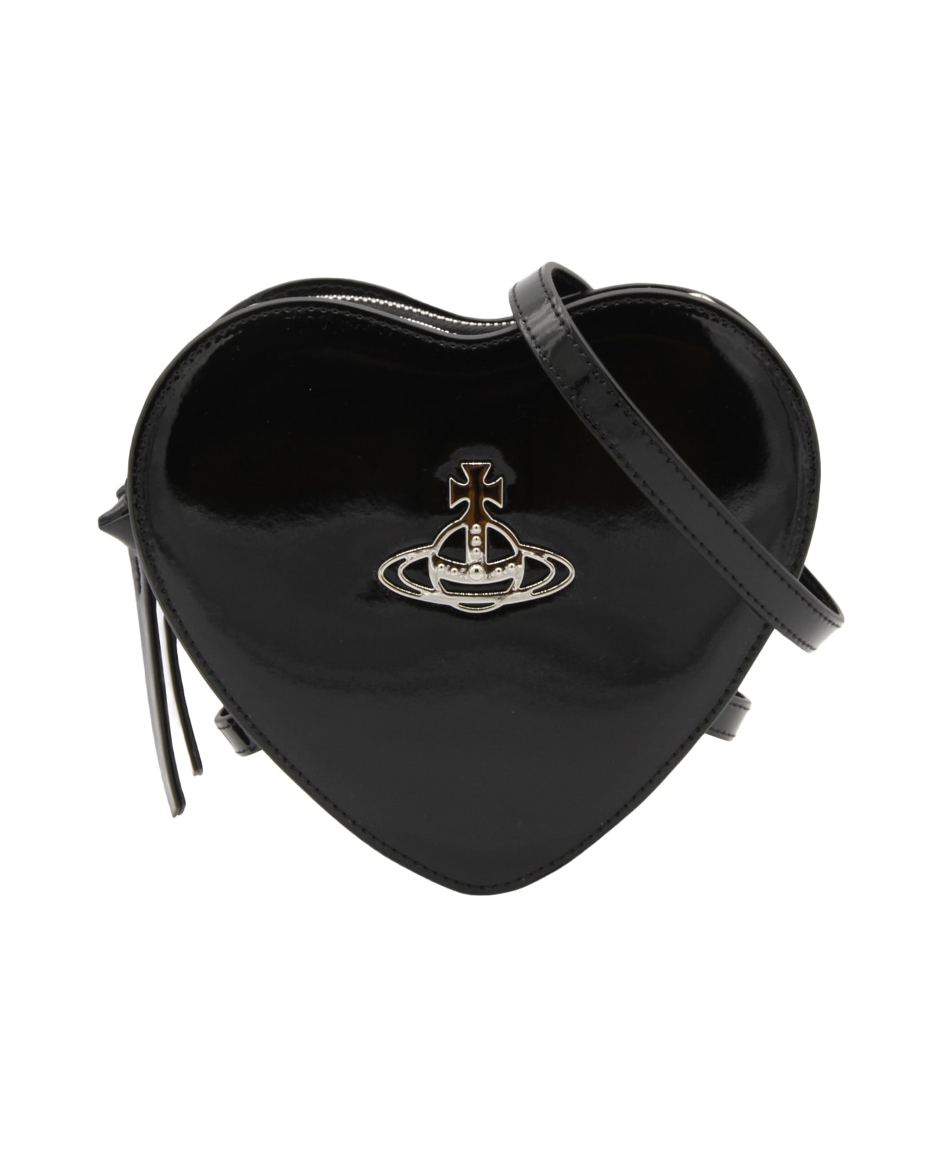Vivienne Westwood Black Leather Bag - Black ショルダーバッグ
