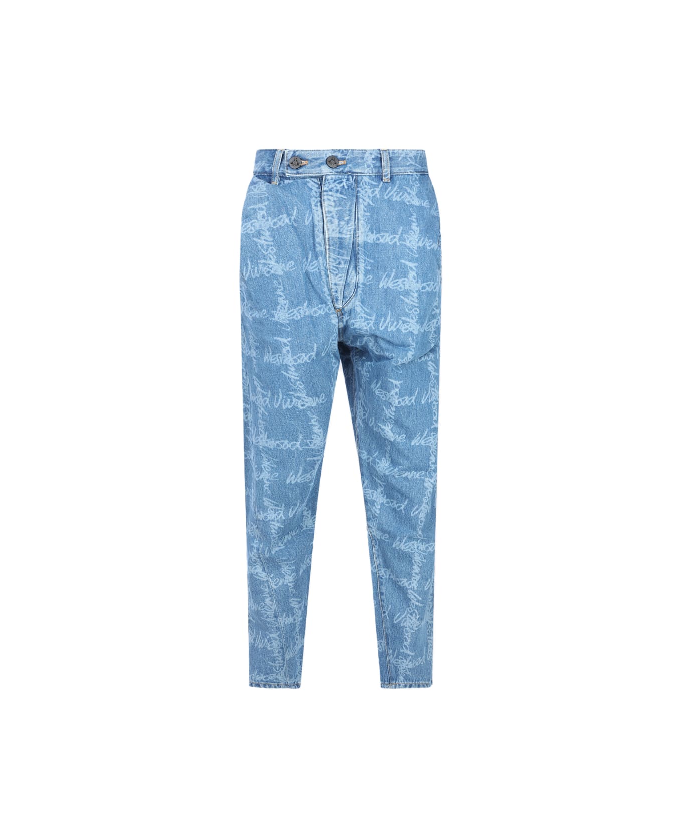 Vivienne Westwood Blue Cotton Jeans - Blue
