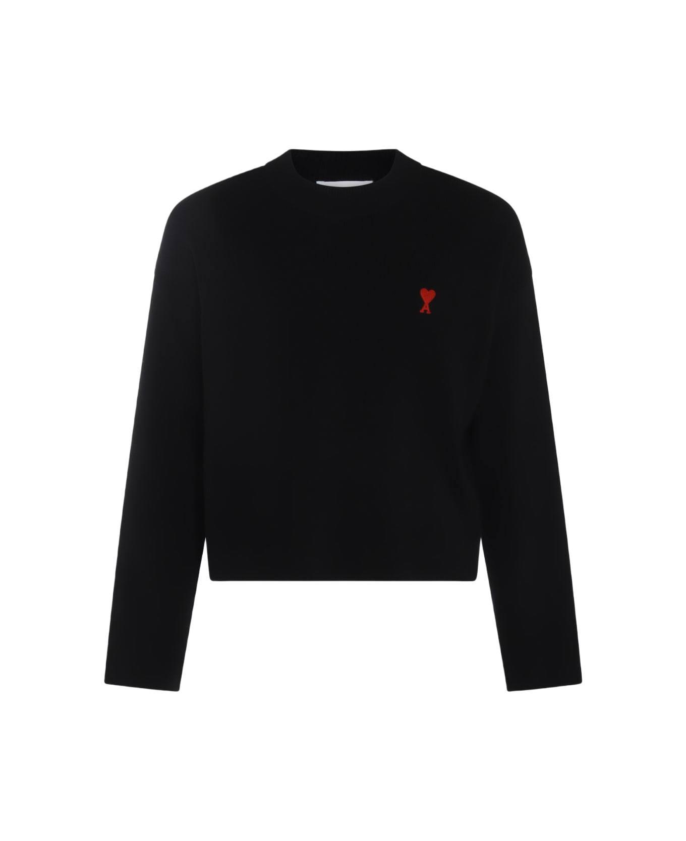 Ami Alexandre Mattiussi Black Cotton Sweatshirt - Black