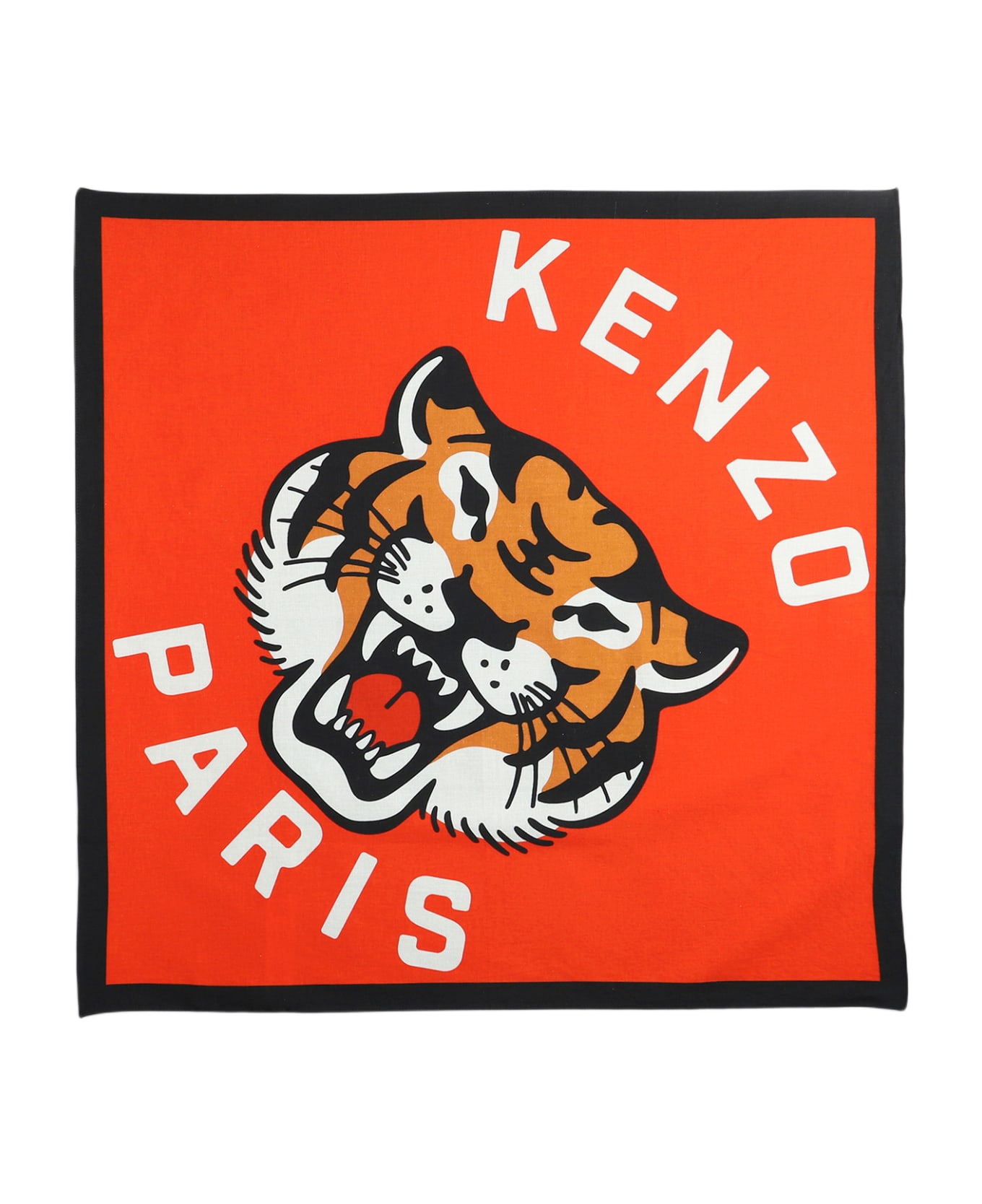 Kenzo Foulard In Red Cotton - red スカーフ