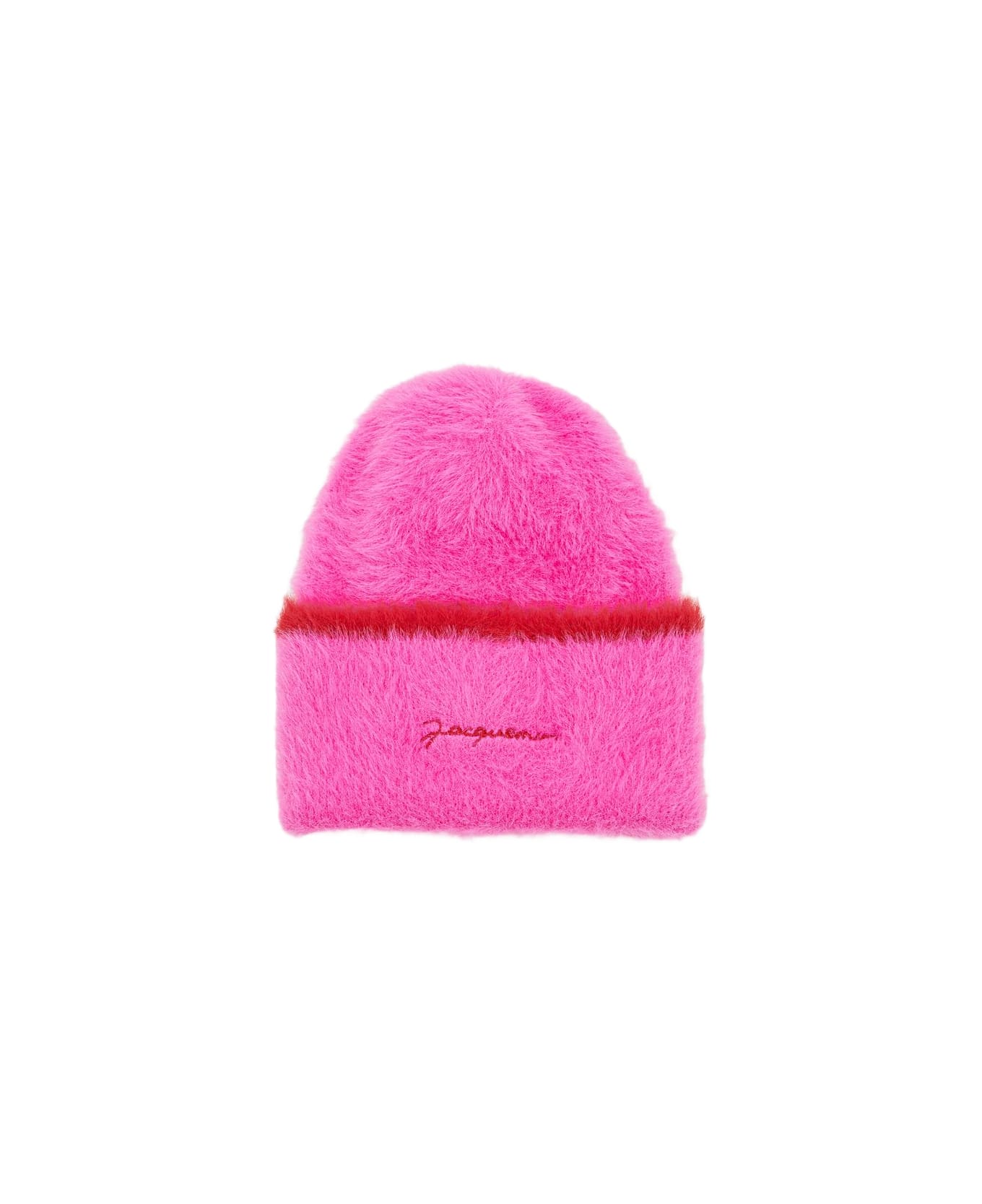 Jacquemus Le Bonnet Neve Beanie Hat - Pink