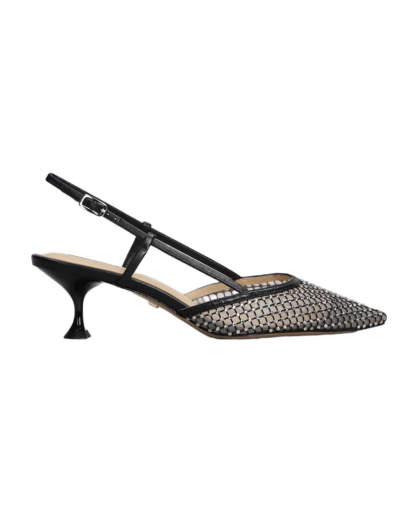 Lola Cruz Carmen Pump 55 Pumps In Black Leather - black