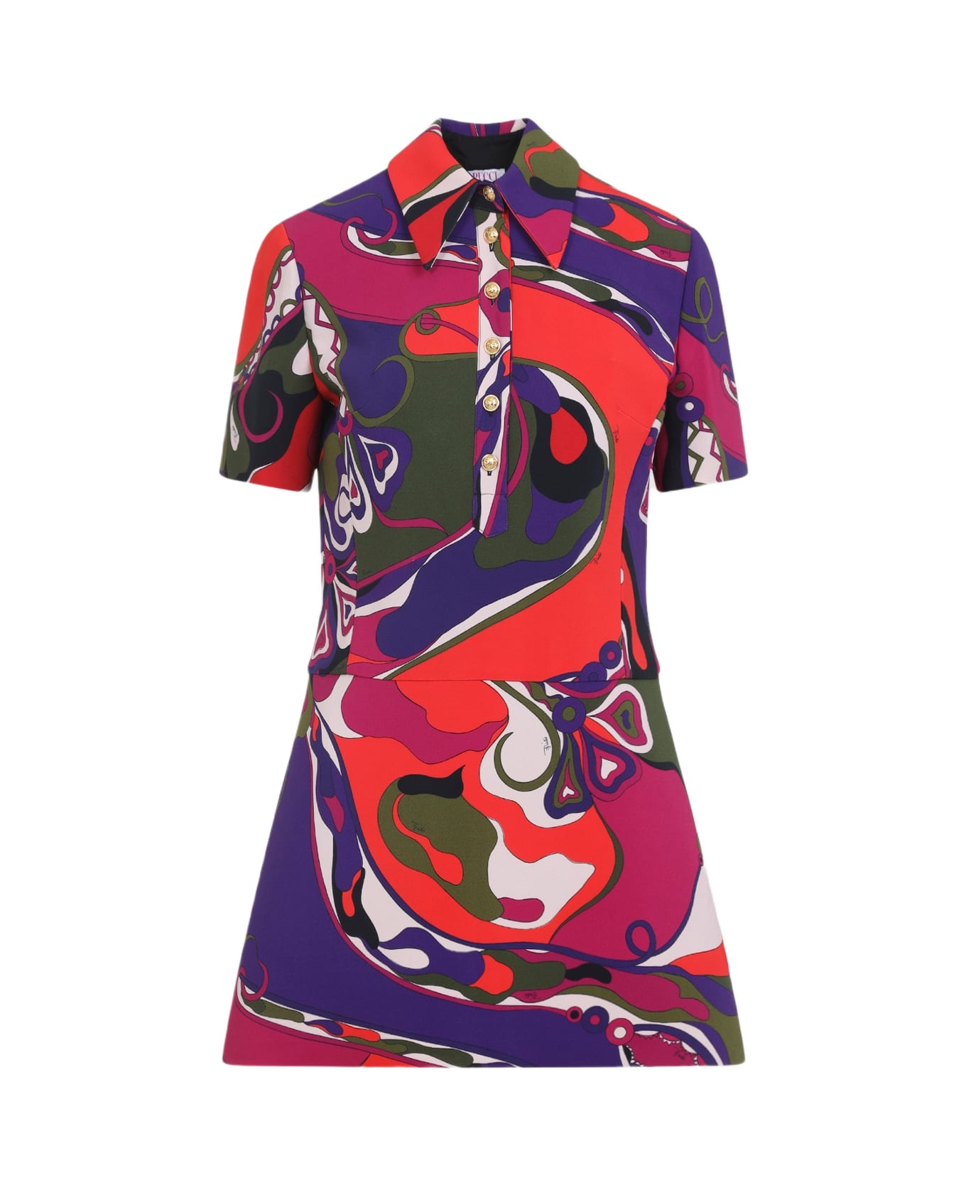 Pucci Viscose Mini Dress - Multicolor ワンピース＆ドレス