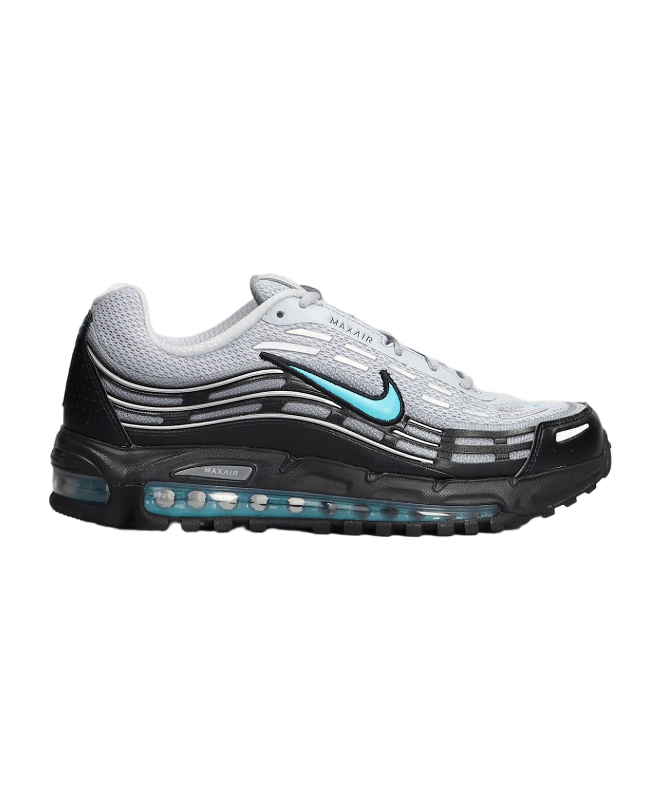 Nike Air Max Tl 2.5 Sneakers In Grey Leather And Fabric - grey