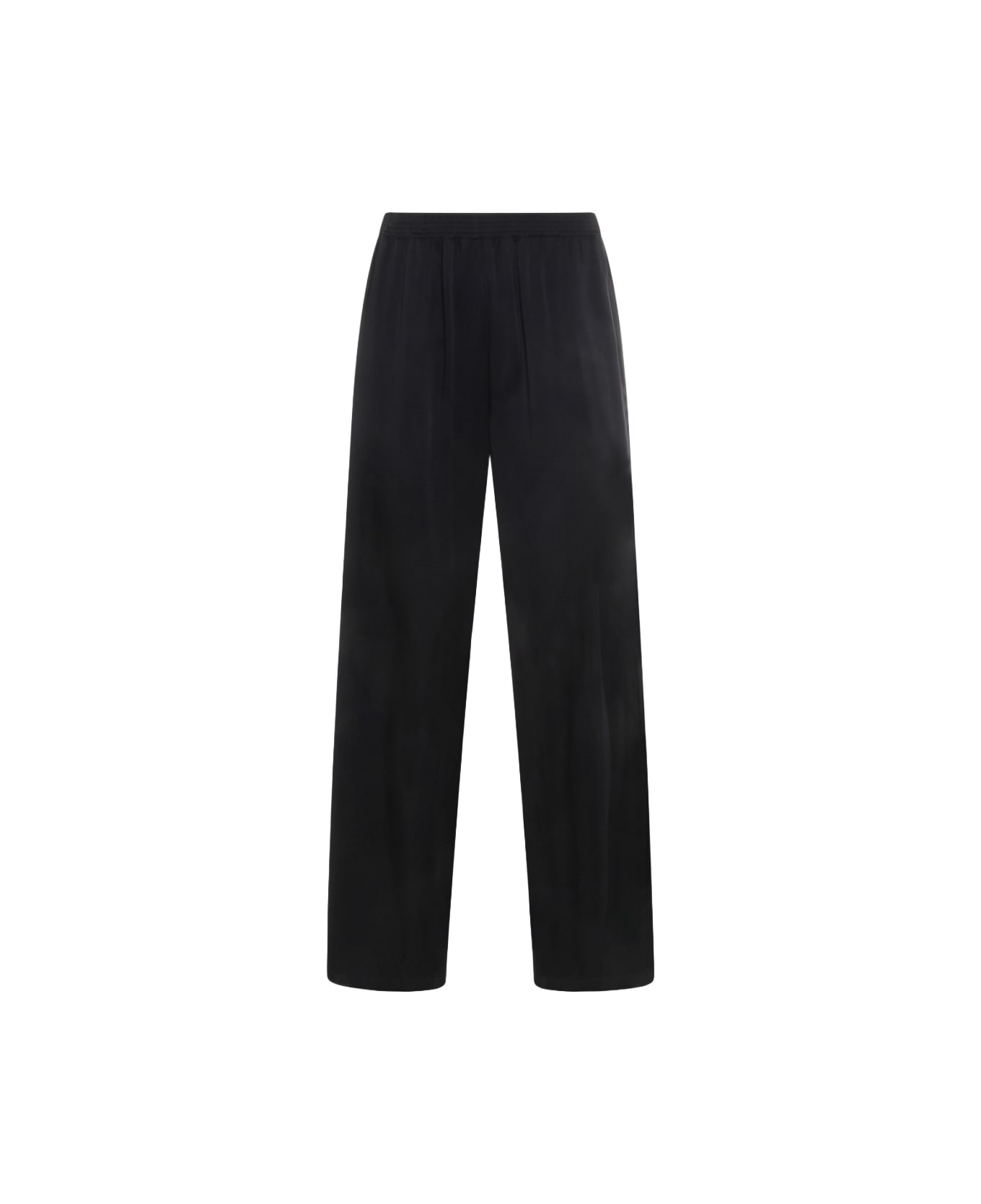 Fabiana Filippi Navy Viscose Pants - Blue