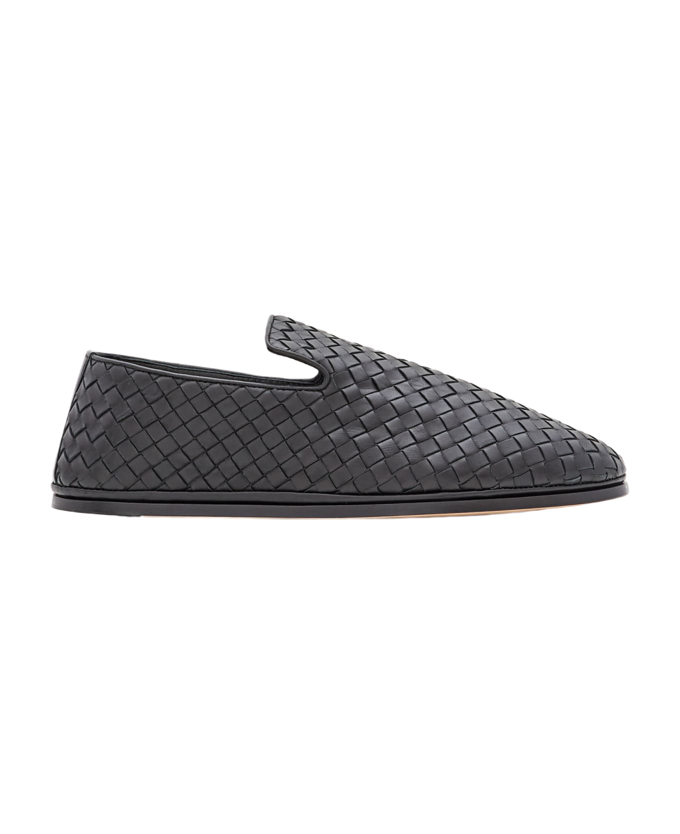 Bottega Veneta Braided Leather Slipper - Black