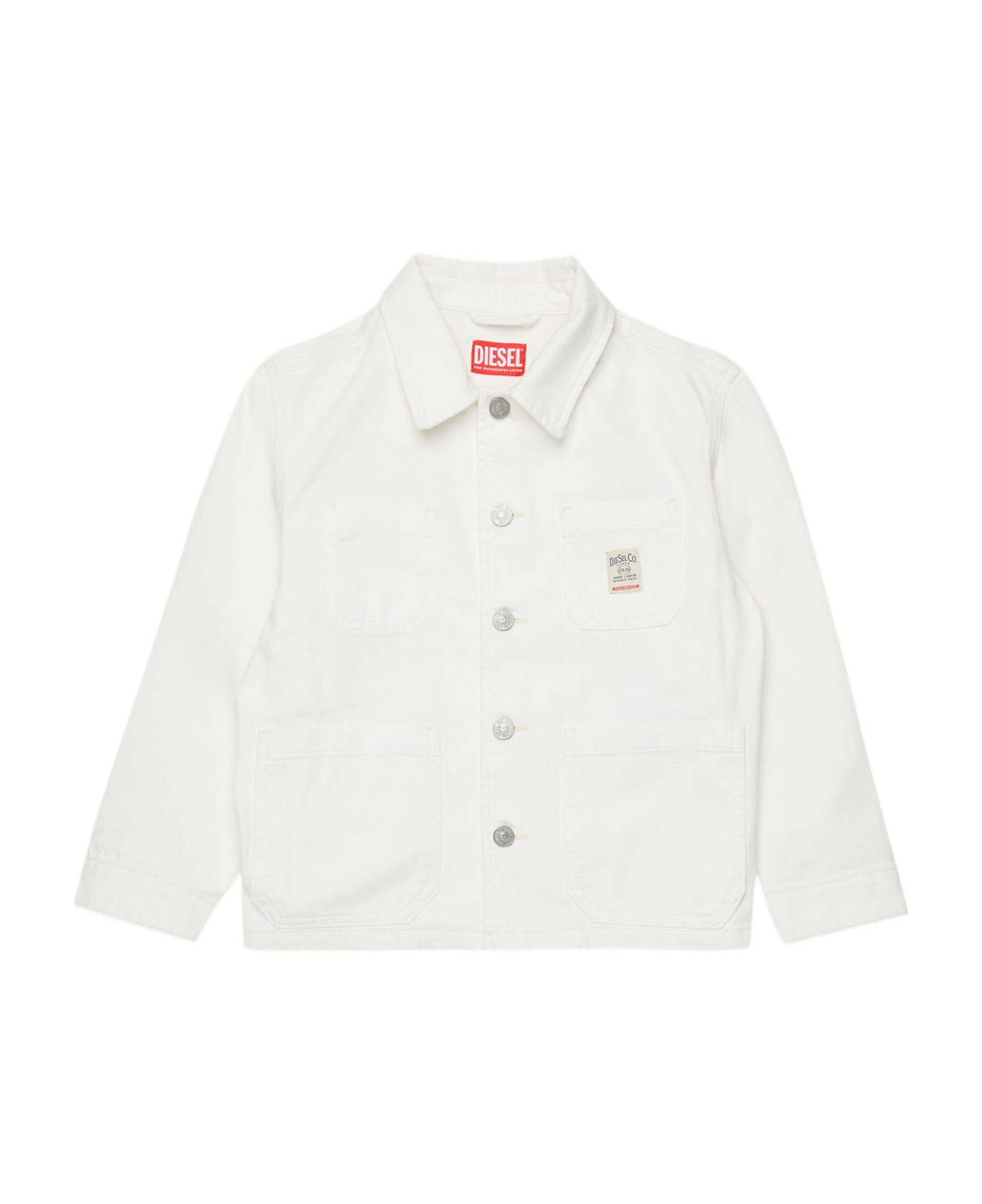 Diesel Jstack Cotton Jacket - White