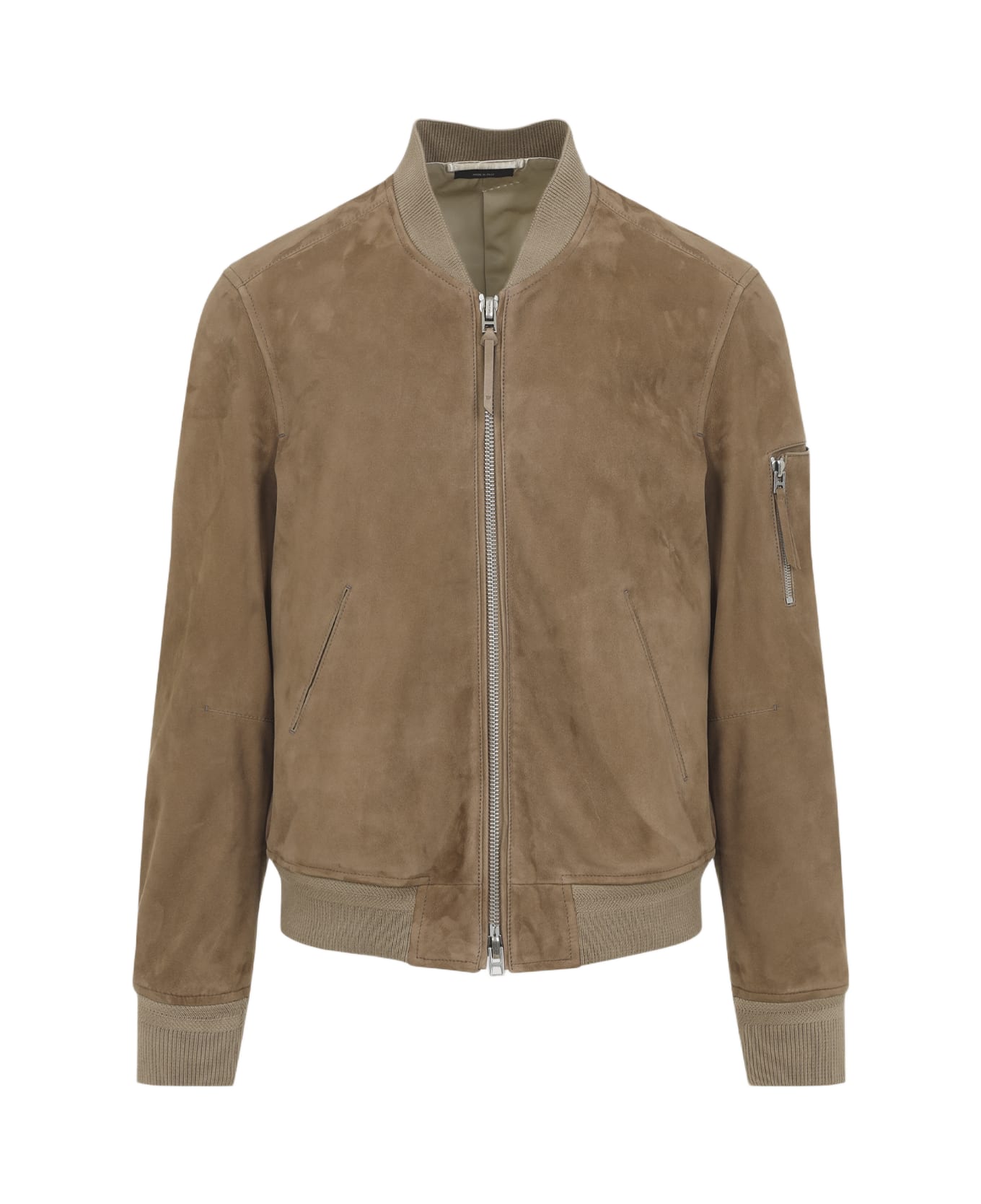 Tom Ford Leather Jacket - Jbv Military Sand
