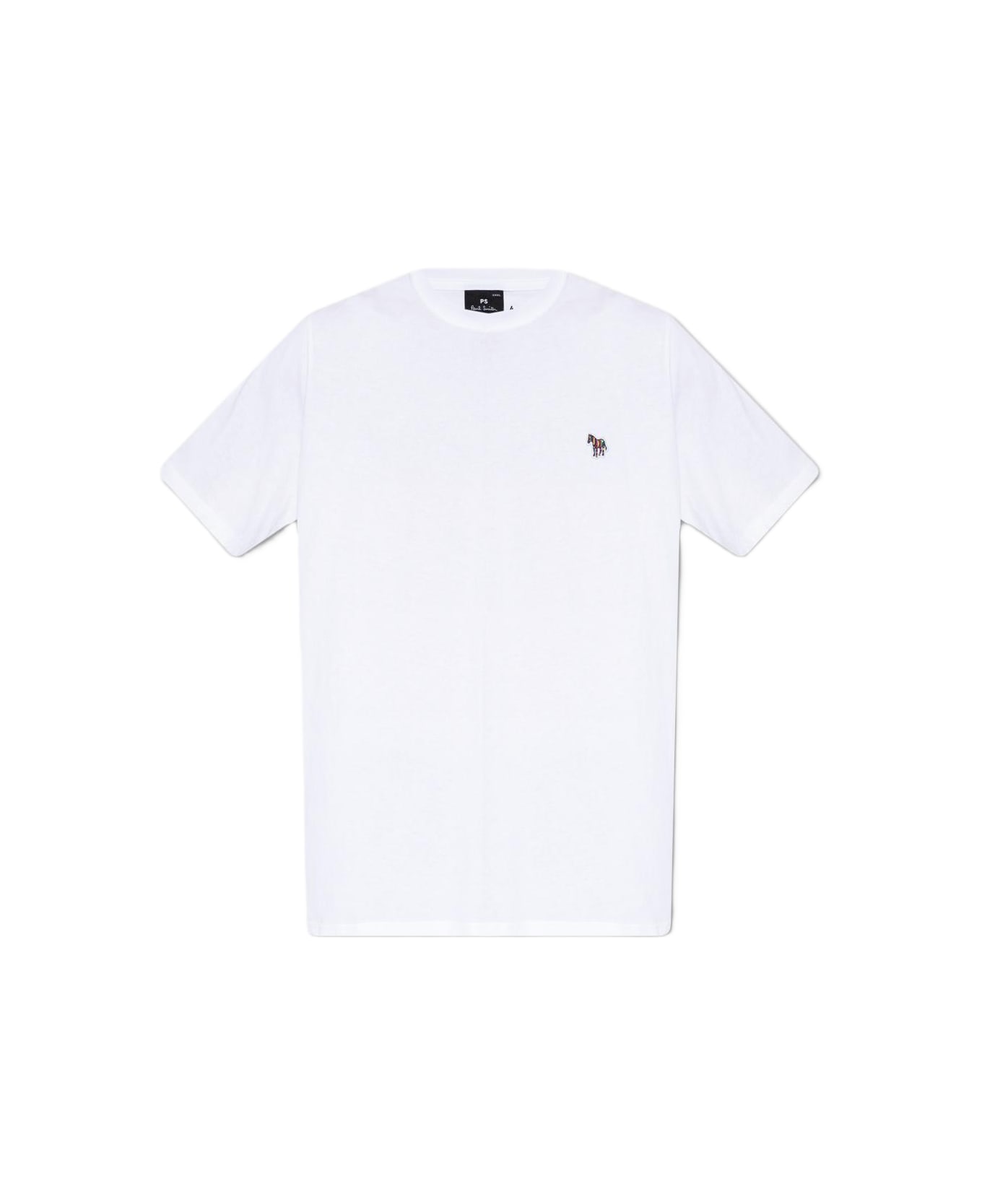 Paul Smith T-shirt With Patch - WHITE シャツ