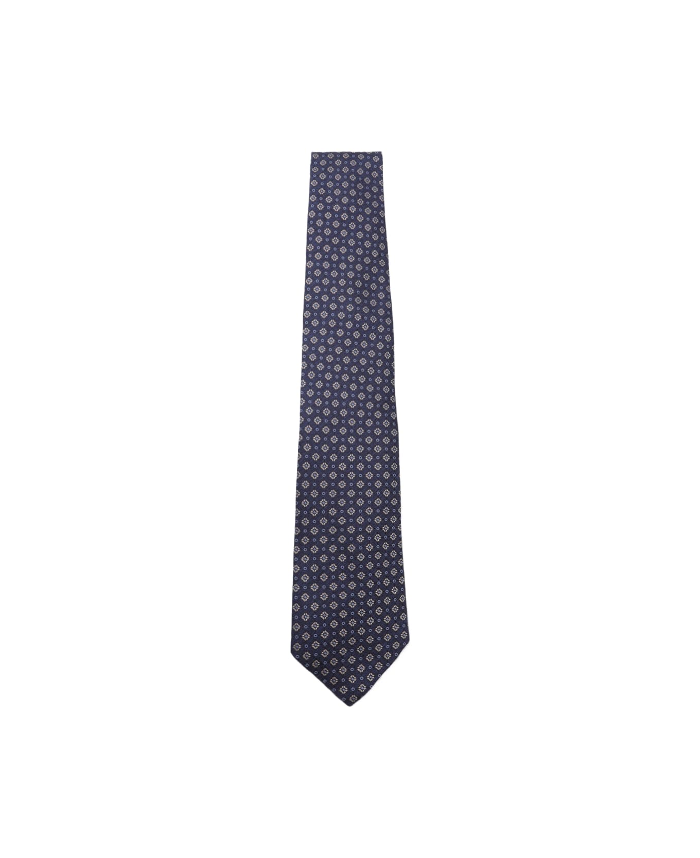 Canali Blue Wool Tie