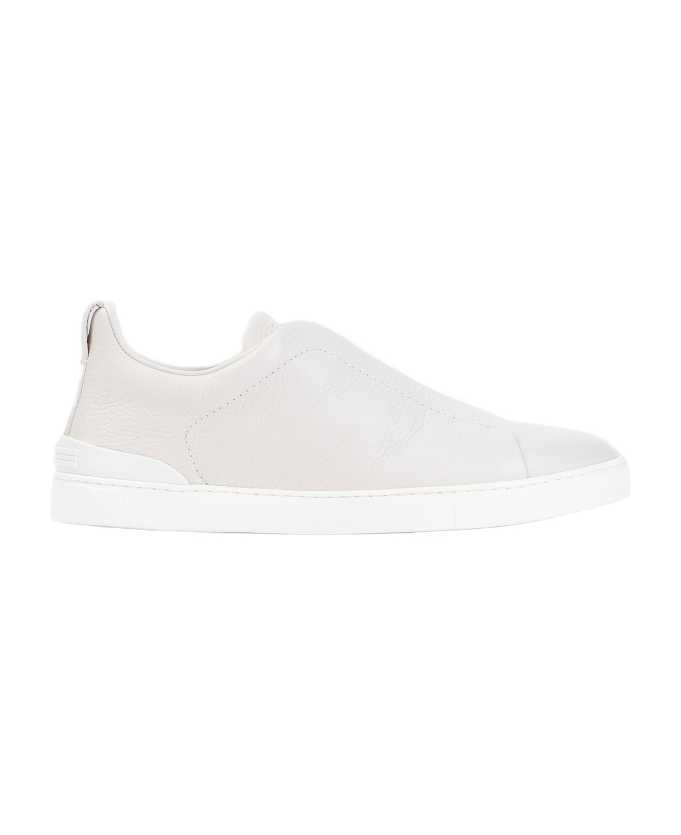 Zegna Triple Stitch Sneakers - Pan Beige Chiaro Unito