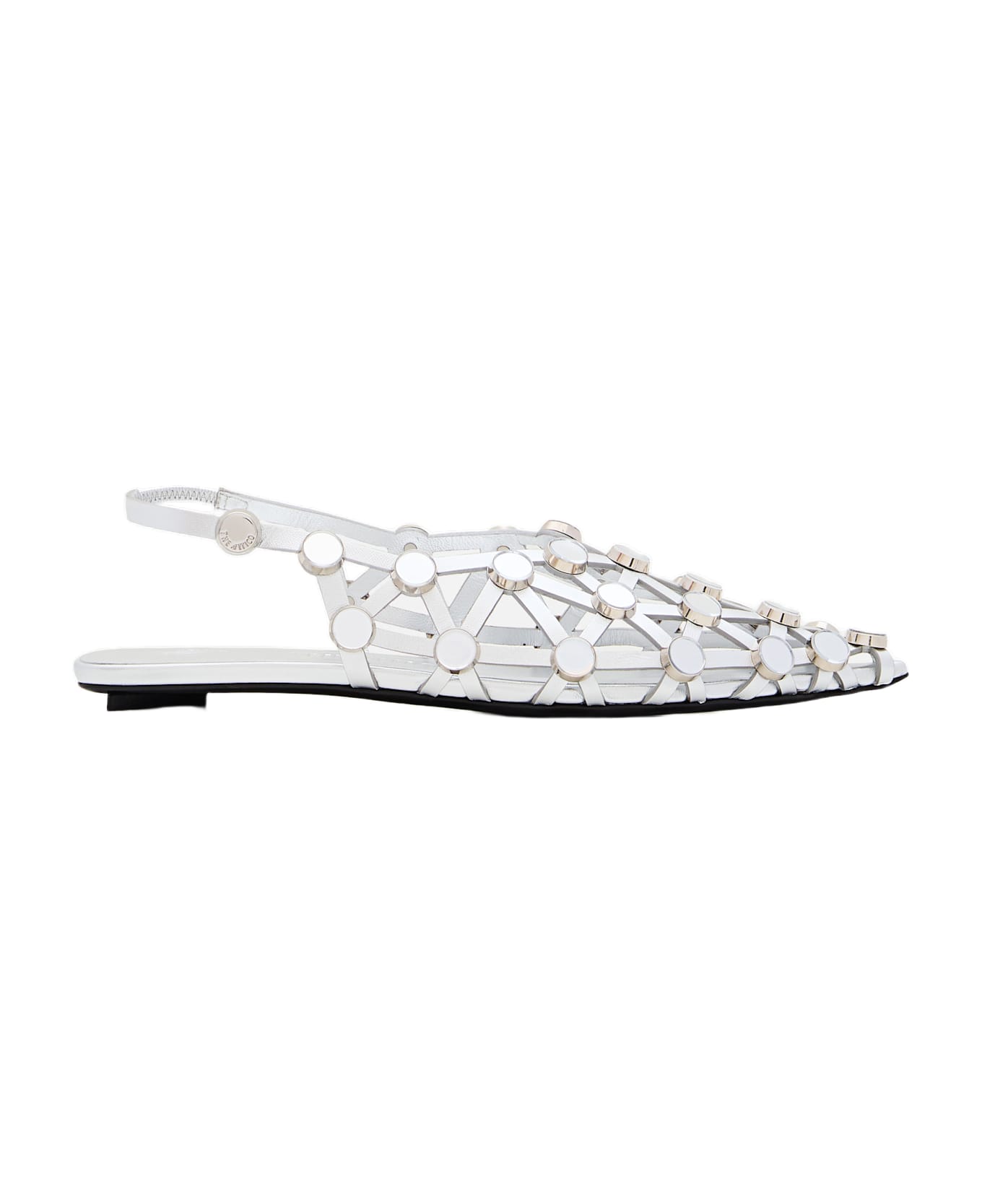 The Attico Ballerina Grid - Silver