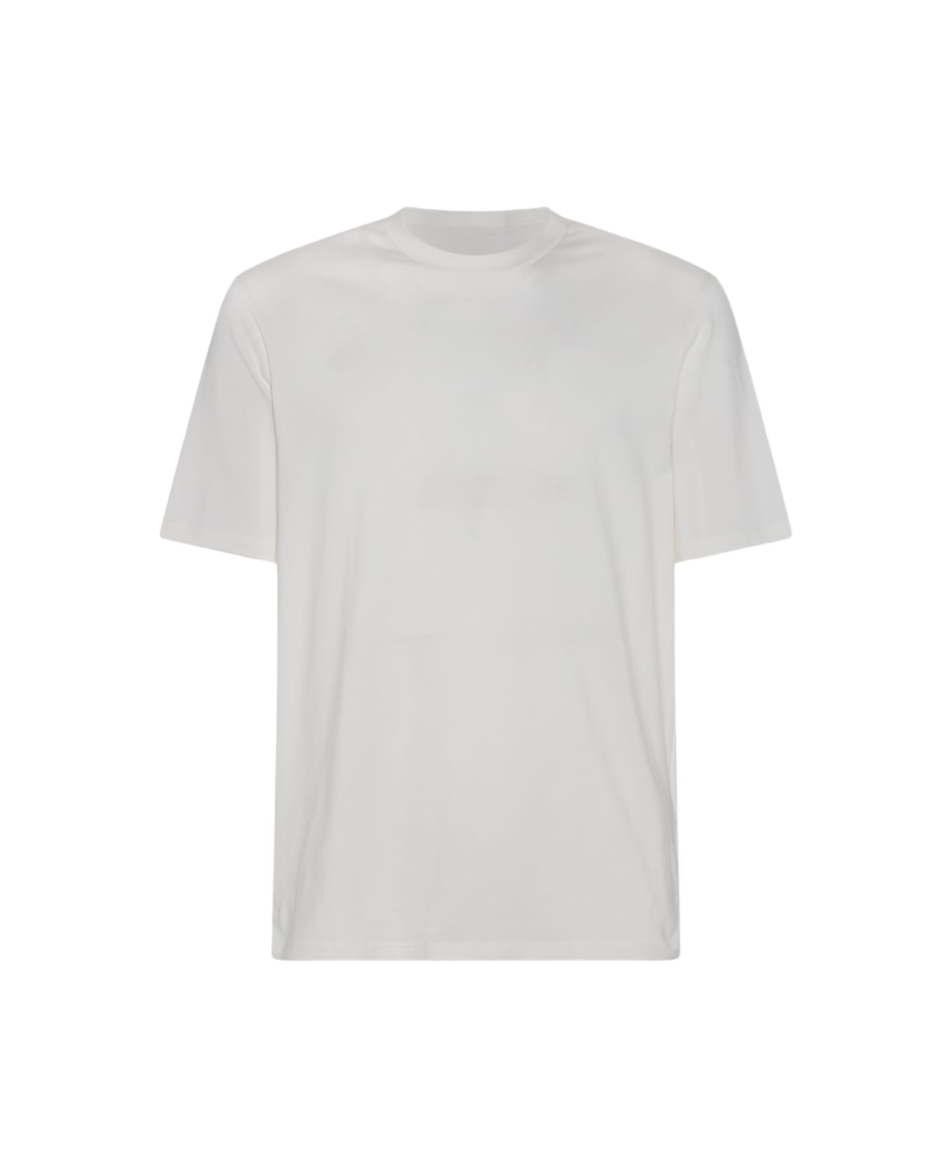 Jil Sander White Cotton T-shirt - COCONUT