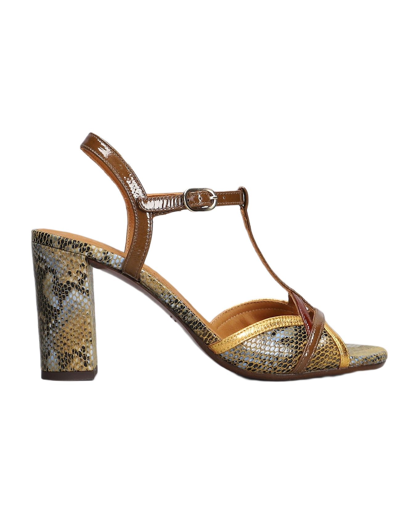 Chie Mihara Bejo Sandals In Brown Leather - brown