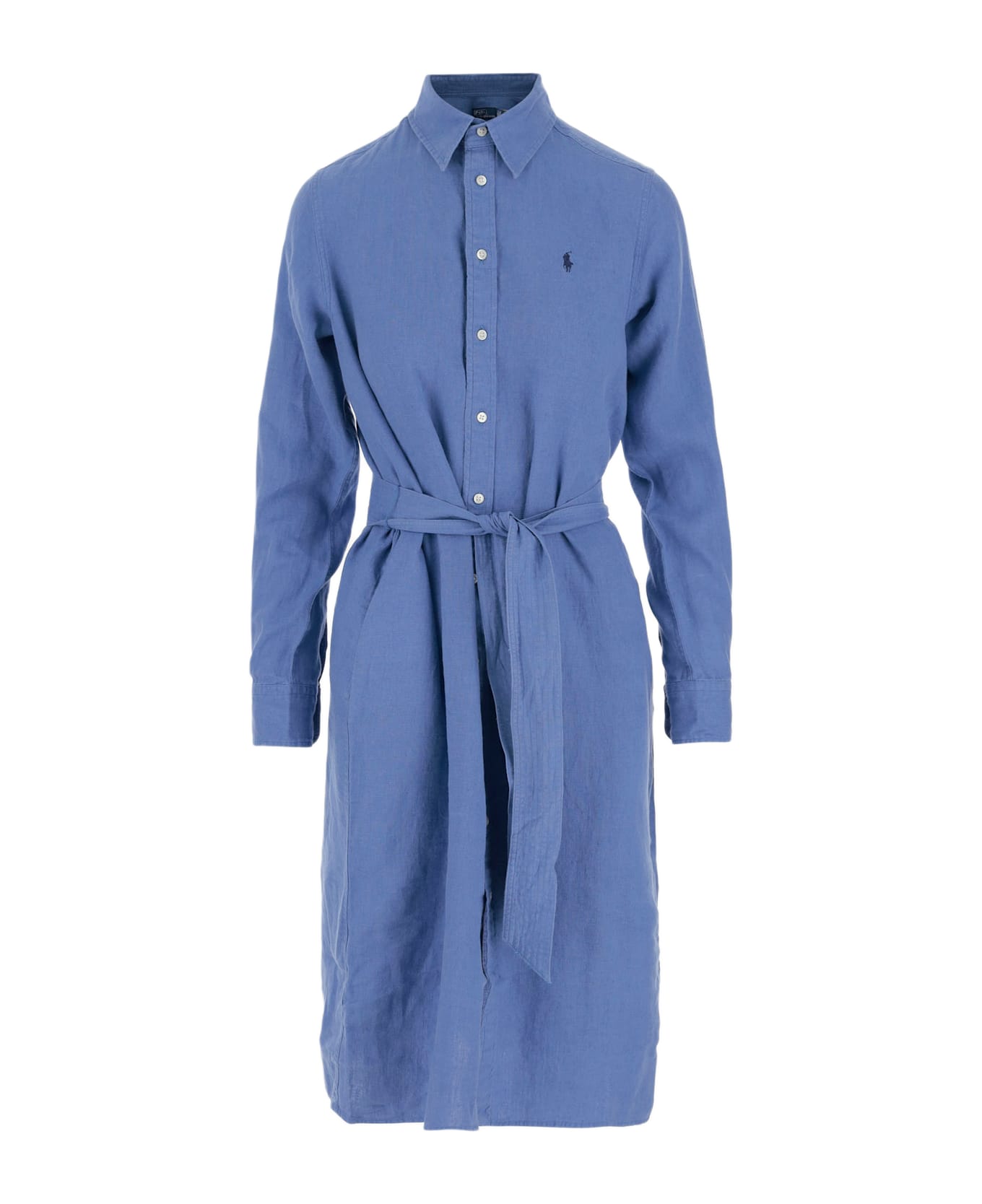 Polo Ralph Lauren Linen Dress - Light Blue